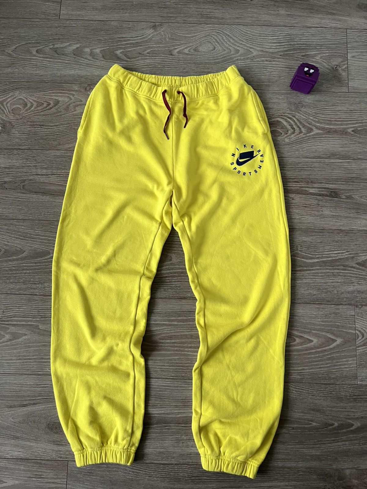 Nike ‼️Nike Sportswear NSW 253 Yellow Cotton Joggers‼️ Size US 32 / EU 48 - 8 Thumbnail