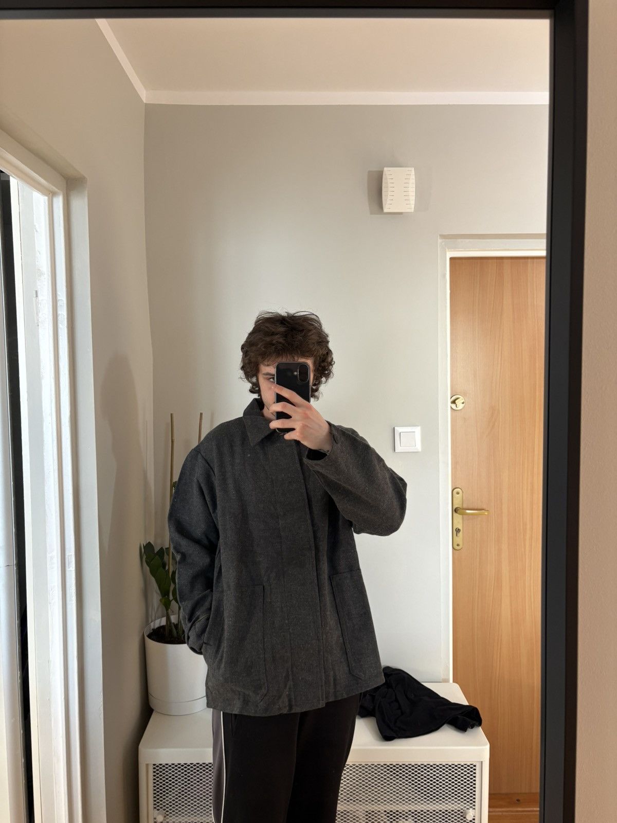 Le Laboureur vintage 60s wool heavy duty French chore coat worker Size US L / EU 52-54 / 3 - 3 Thumbnail