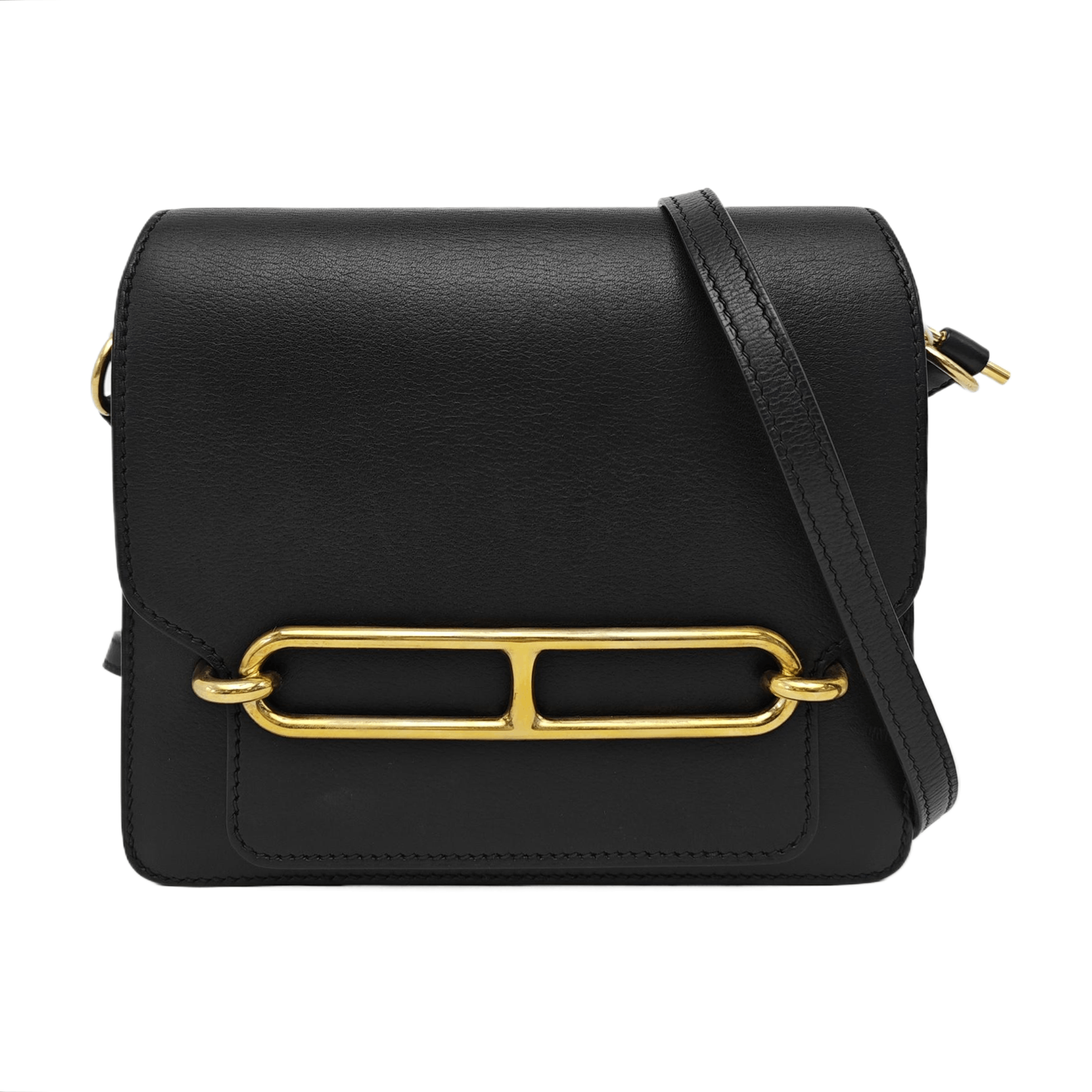 Hermes HERMÈS Roulis Mini Evergrain Leather Bag Size ONE SIZE - 1 Thumbnail