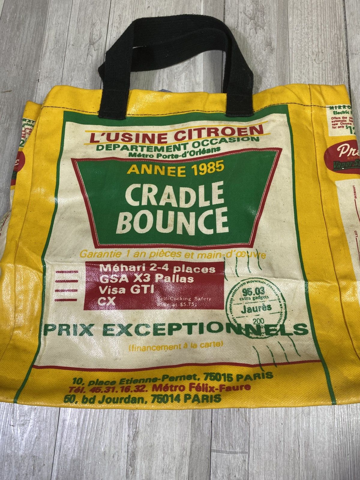 Vintage Tote bag citroen multicolour rare Size ONE SIZE - 2 Thumbnail