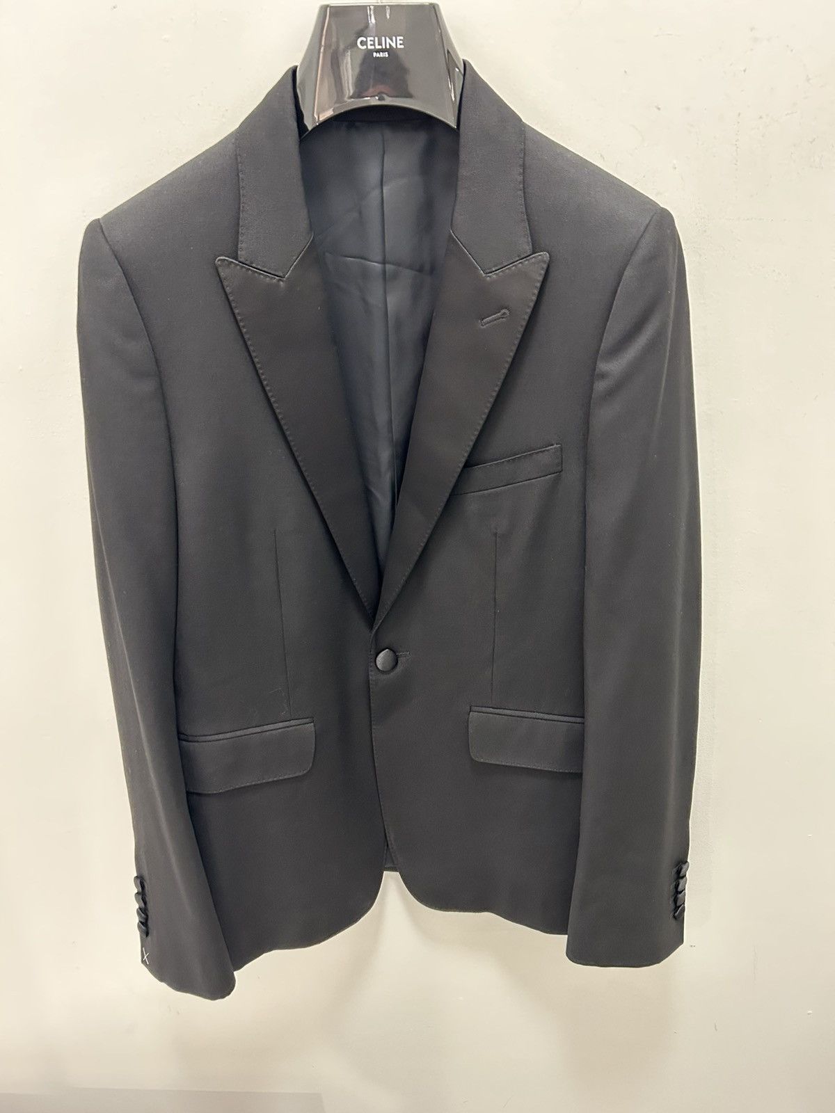 Celine Short Jacket in Grain de Poudre Size US M / EU 48-50 / 2 - 2 Thumbnail