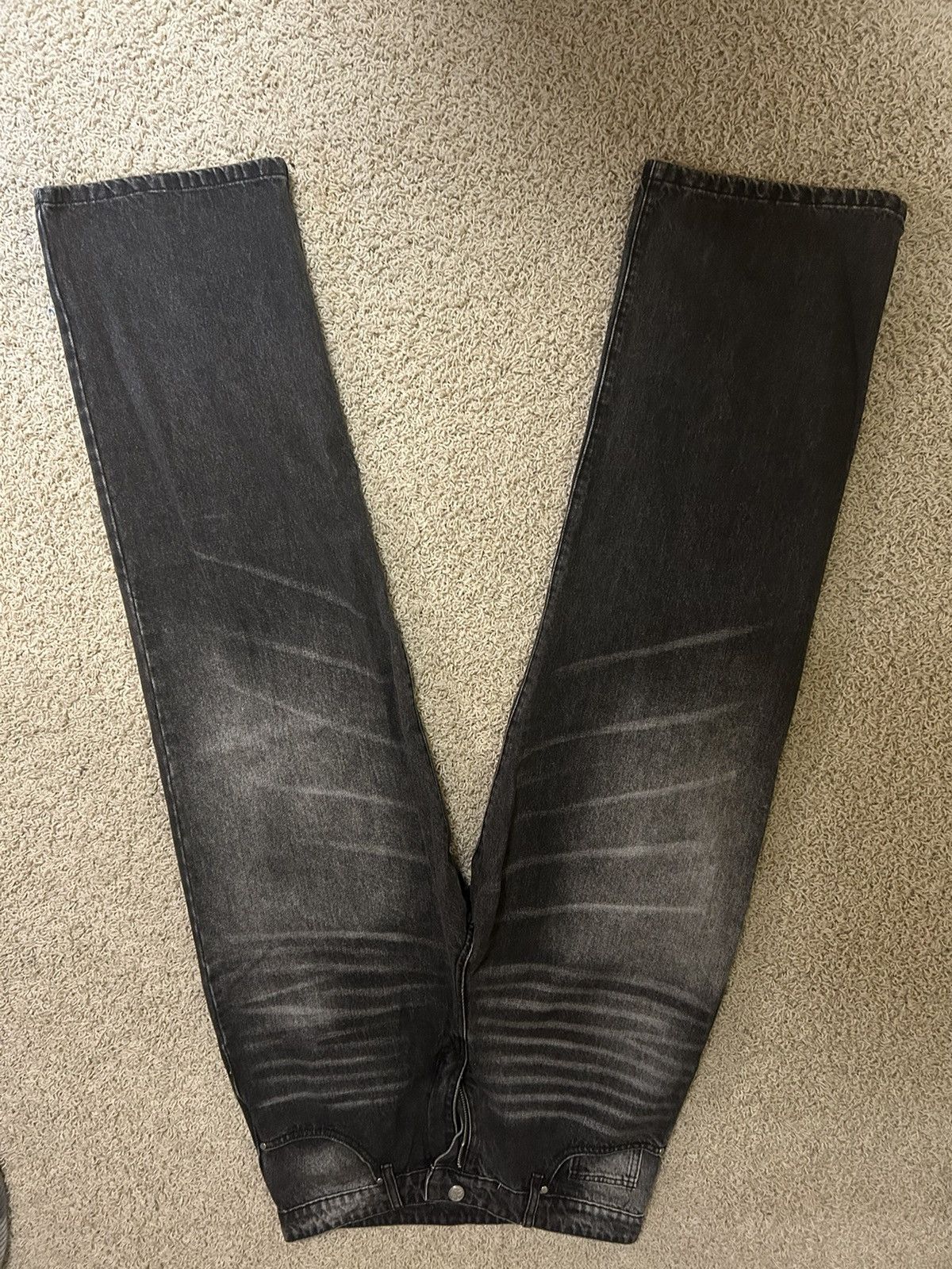 basketcase gallery LAX baggy denim (whisker) Size US 32 / EU 48 - 1 Thumbnail