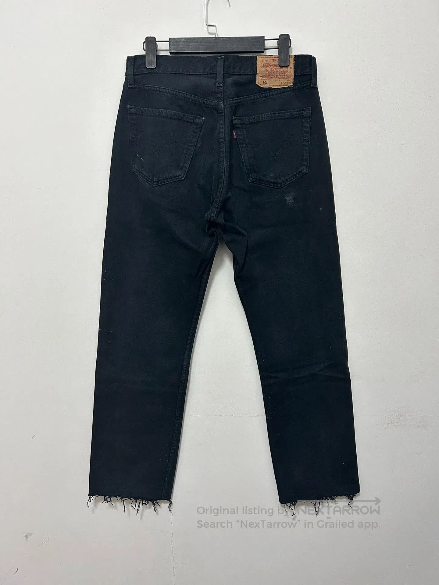 Levi's Vintage Clothing Levi's Vintage 501 Black Splatter Jeans. Size US 32 / EU 48 - 2 Thumbnail