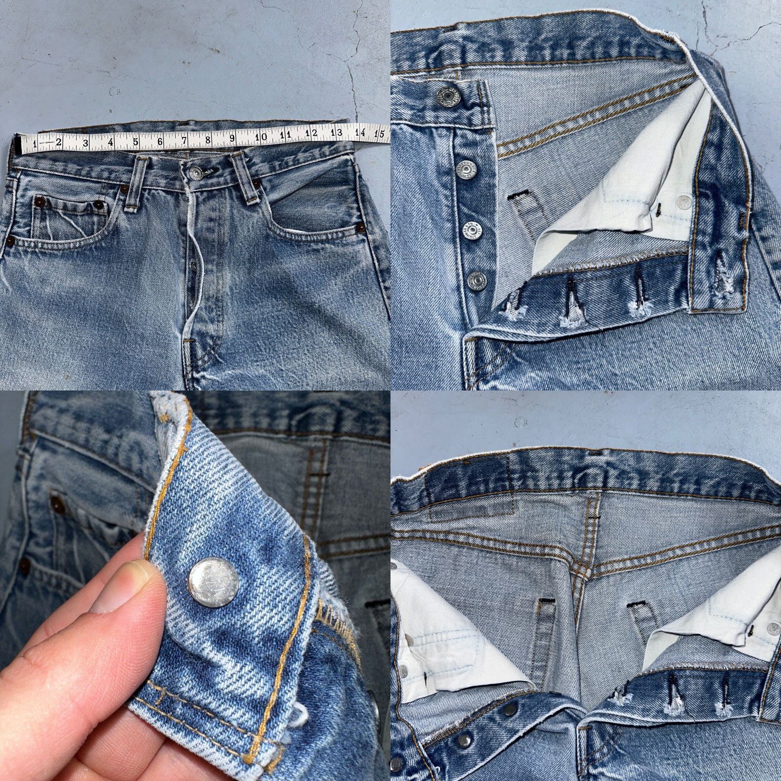 Levi's VINTAGE Levi's 501 XX Jeans 80s Redline Selvedge USA Light Wash 29x38, 29x33? Size US 29 - 8 Thumbnail