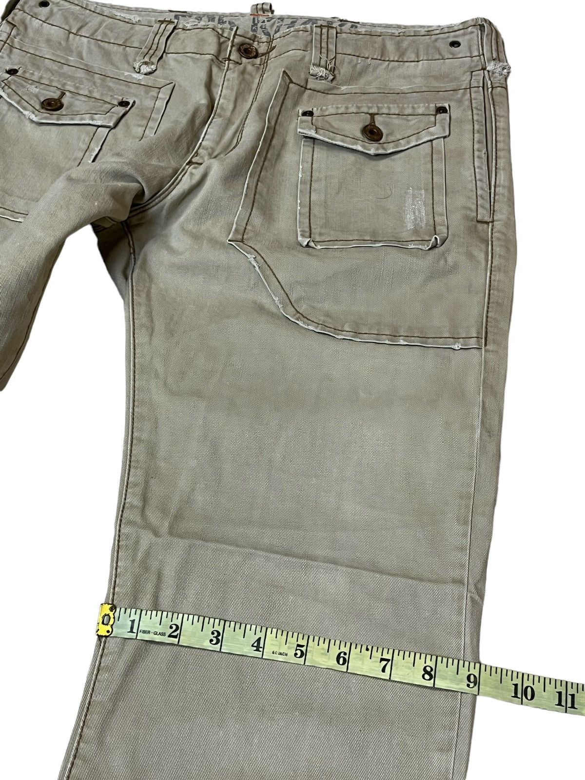 Edwin SICK🔥EDWIN TYPE 505 KHAKI FLARE TACTICAL PANT Size US 34 / EU 50 - 11 Thumbnail