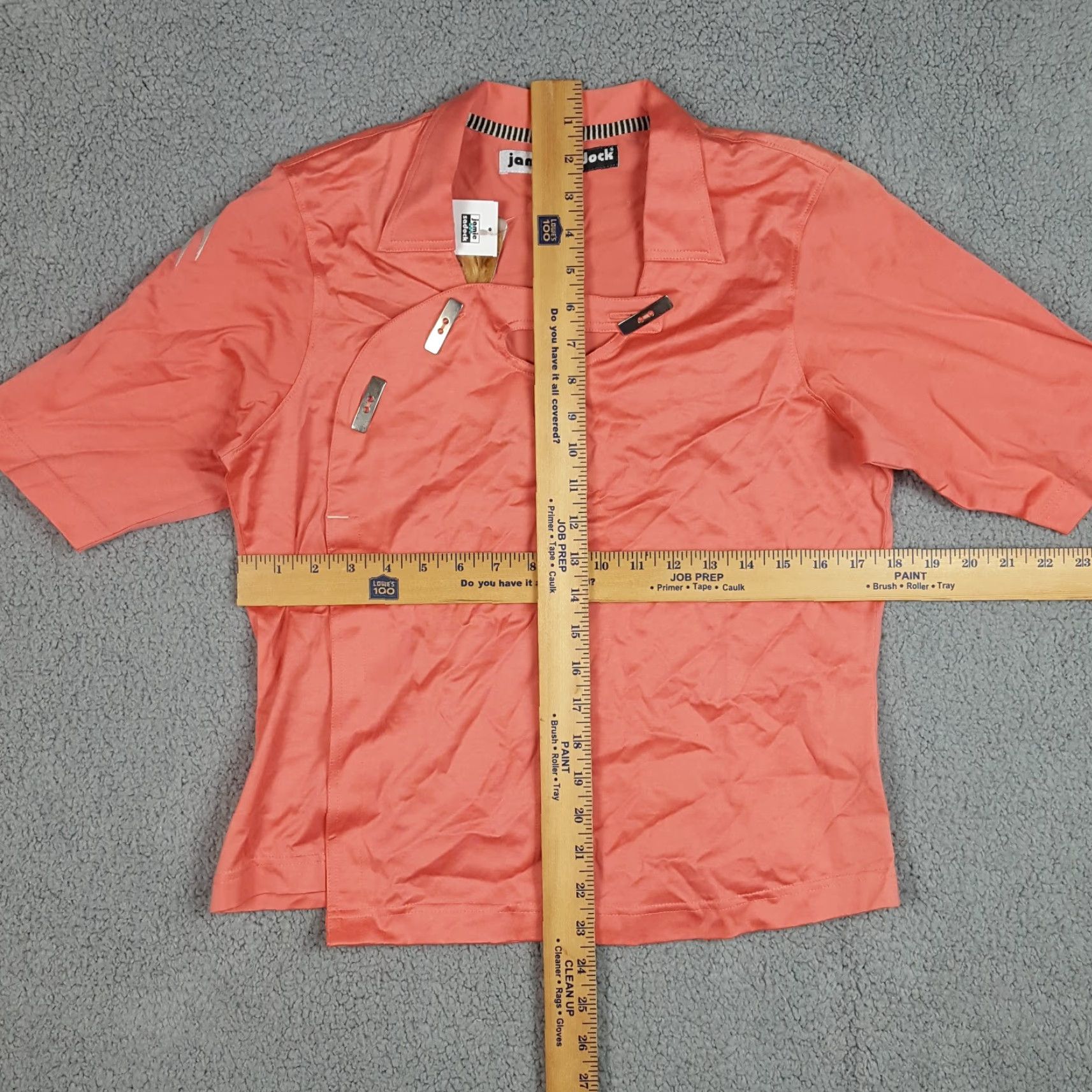Vintage VINTAGE Jamie Sadock Polo Shirt Shirt Women S Pink Y2K 90s Preppy Golf Tennis Polo Regular Fit Short Sleeve Size S / US 4 / IT 40 - 3 Thumbnail
