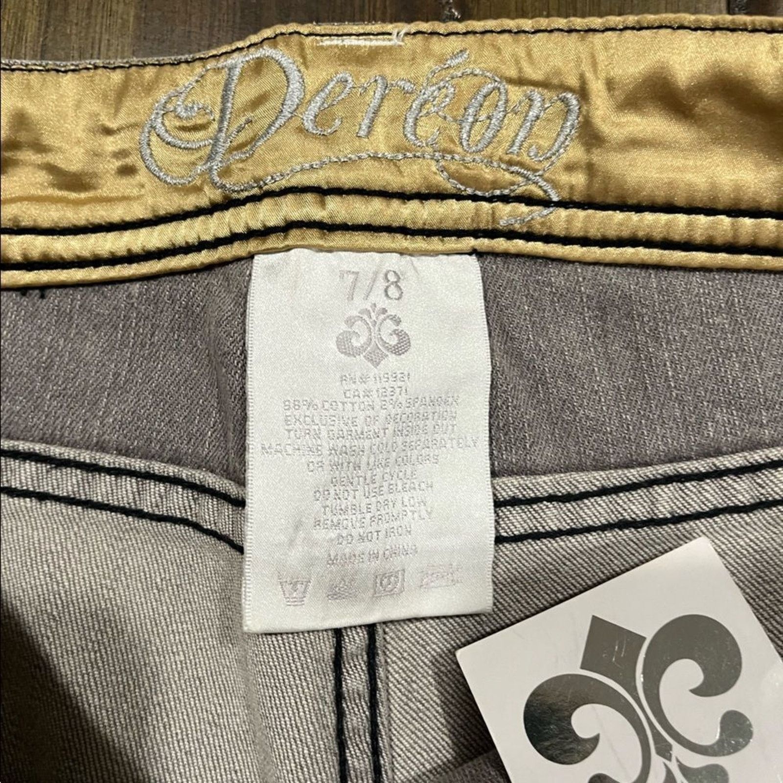 NBDN Nobrandedon NWT House of Deréon Beyoncé Jeans Diva Crest Skinny Size 30" / US 8 / IT 44 - 4 Thumbnail