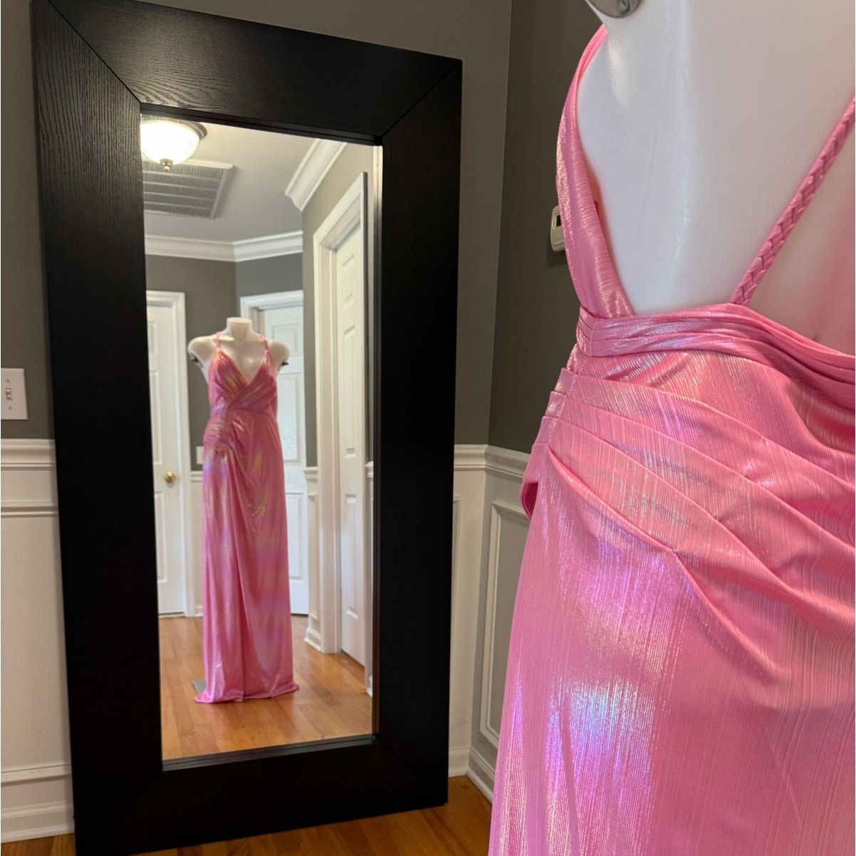 Retrofete NEW NWT Retrofete Yesi Pink Maxi Dress Size Large Size L / US 10 / IT 46 - 3 Thumbnail