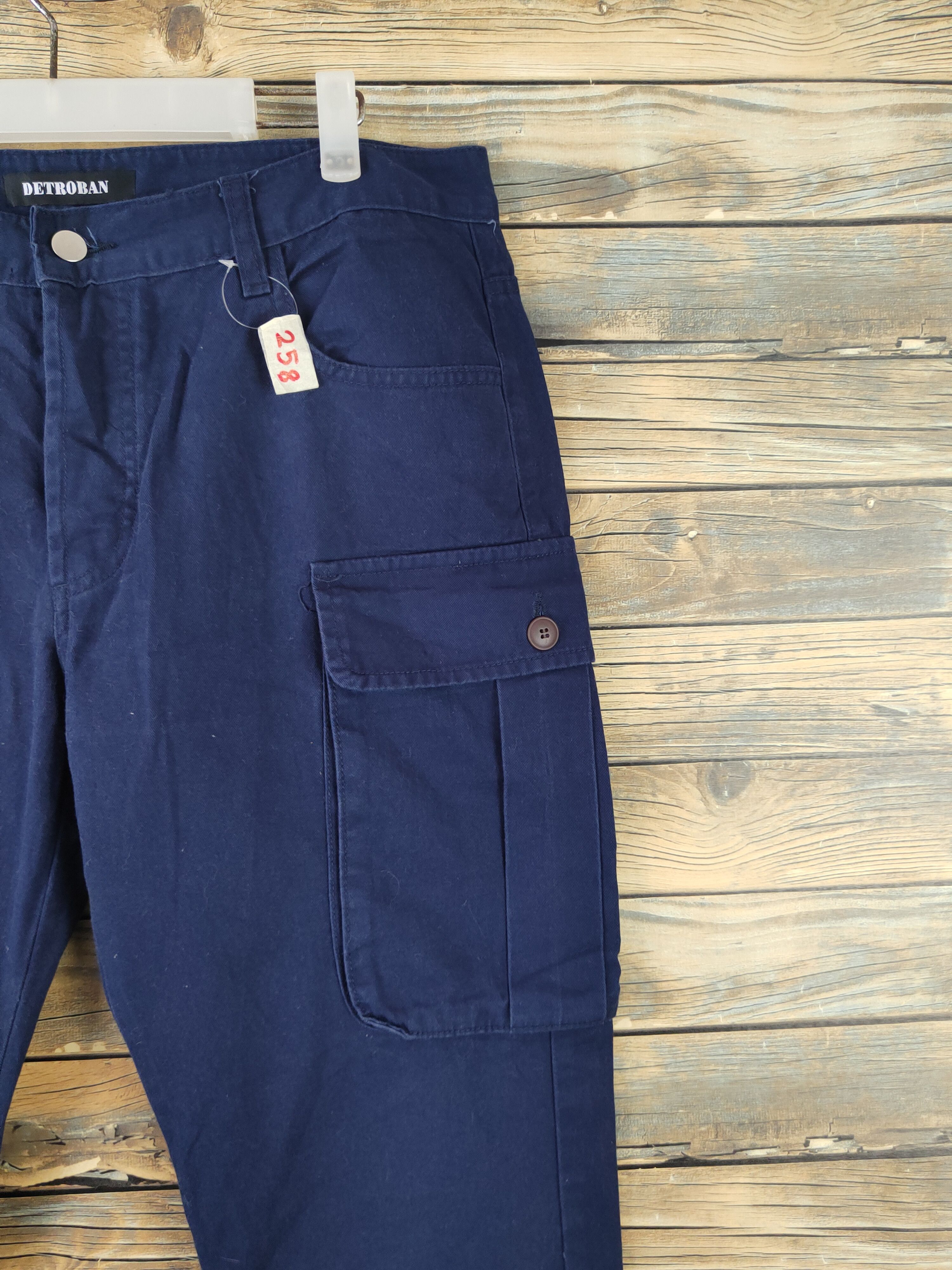 Japanese Brand DLL Detroban Navy Multipocket Tactical Cargo Pants #258 Size US 33 - 5 Thumbnail