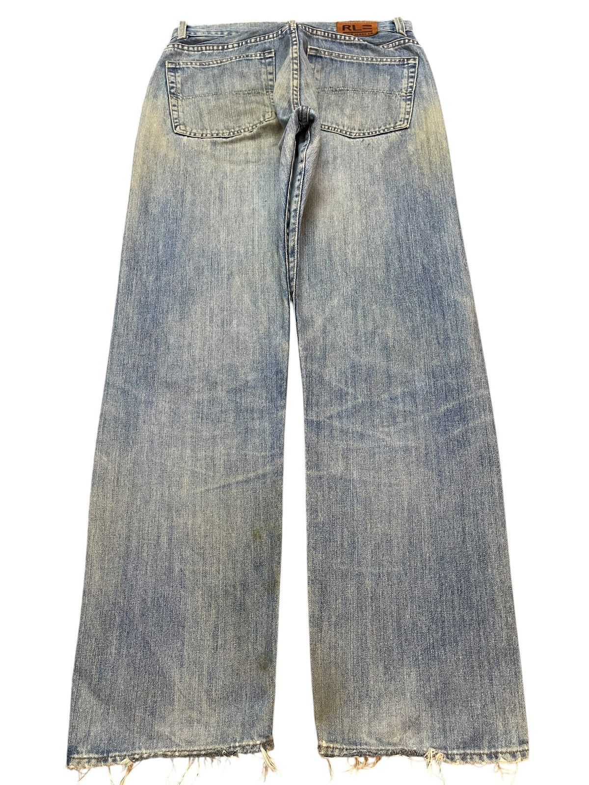 Polo Ralph Lauren Vintage RL Polo Ralph Lauren Mud Wash Distress Baggy Jeans Size US 32 / EU 48 - 2 Thumbnail
