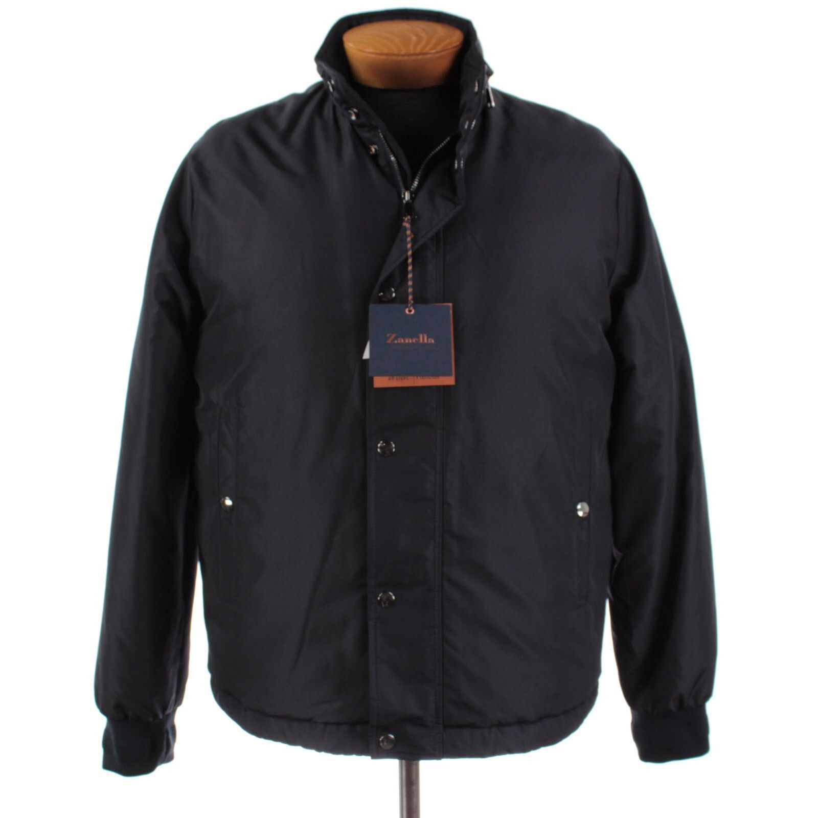Zanella Zanella Jacket Size L US In Blue Polyester Size US L / EU 52-54 / 3 - 1 Thumbnail