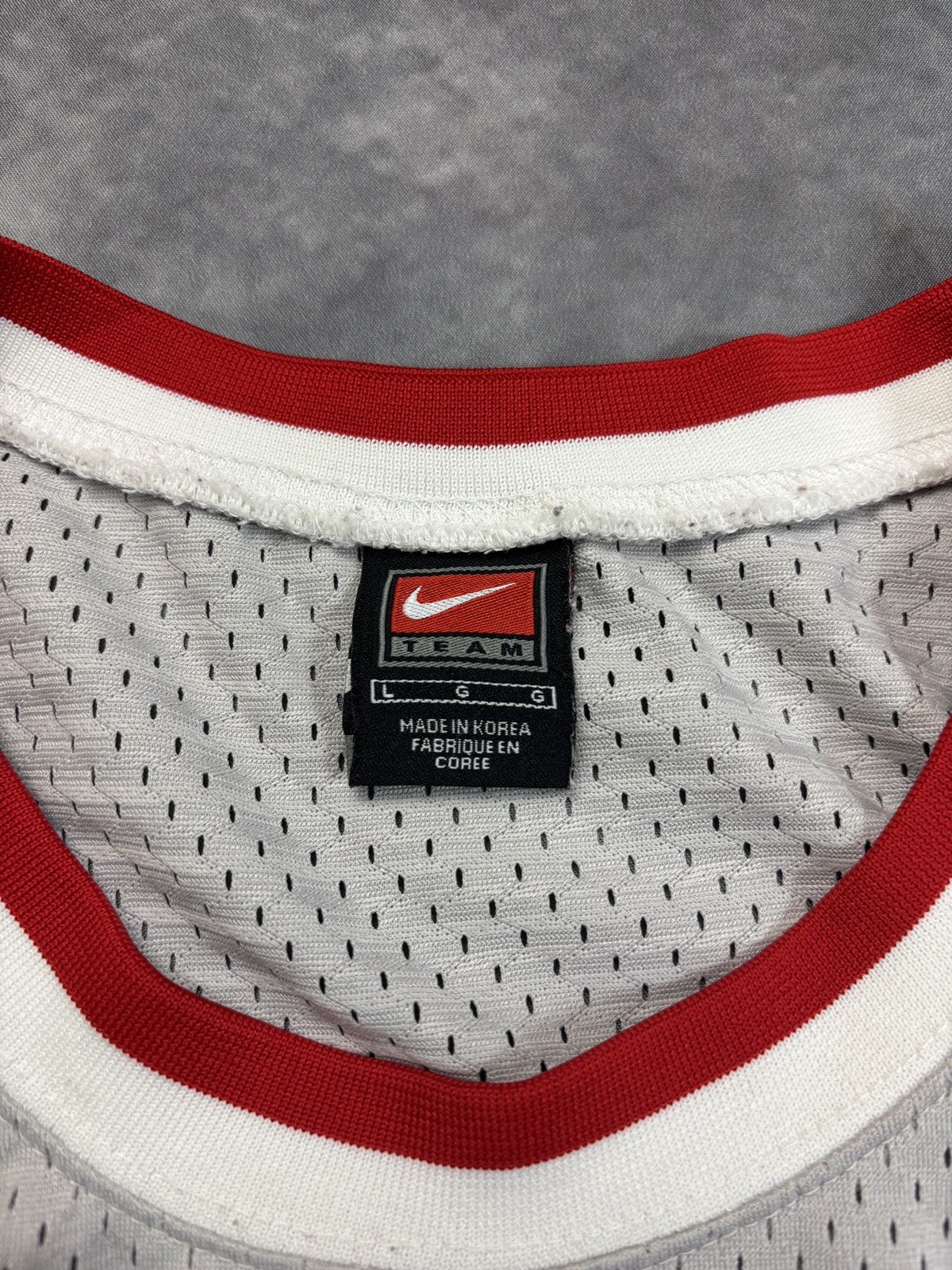 Nike Vintage Portland Trailblazers Jersey 2000s NBA Randolph Gray Size US L / EU 52-54 / 3 - 7 Thumbnail