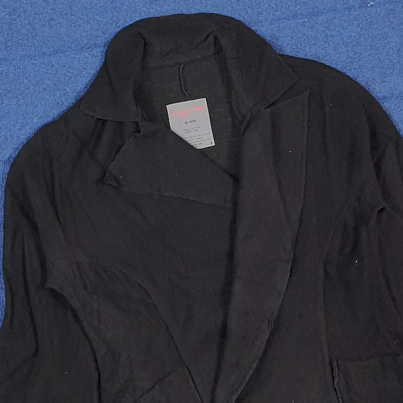 Yohji Yamamoto Archival Yohji Yamamoto +NOIR Wool Blend Avant-Garde Jacket Size US S / EU 44-46 / 1 - 2 Thumbnail