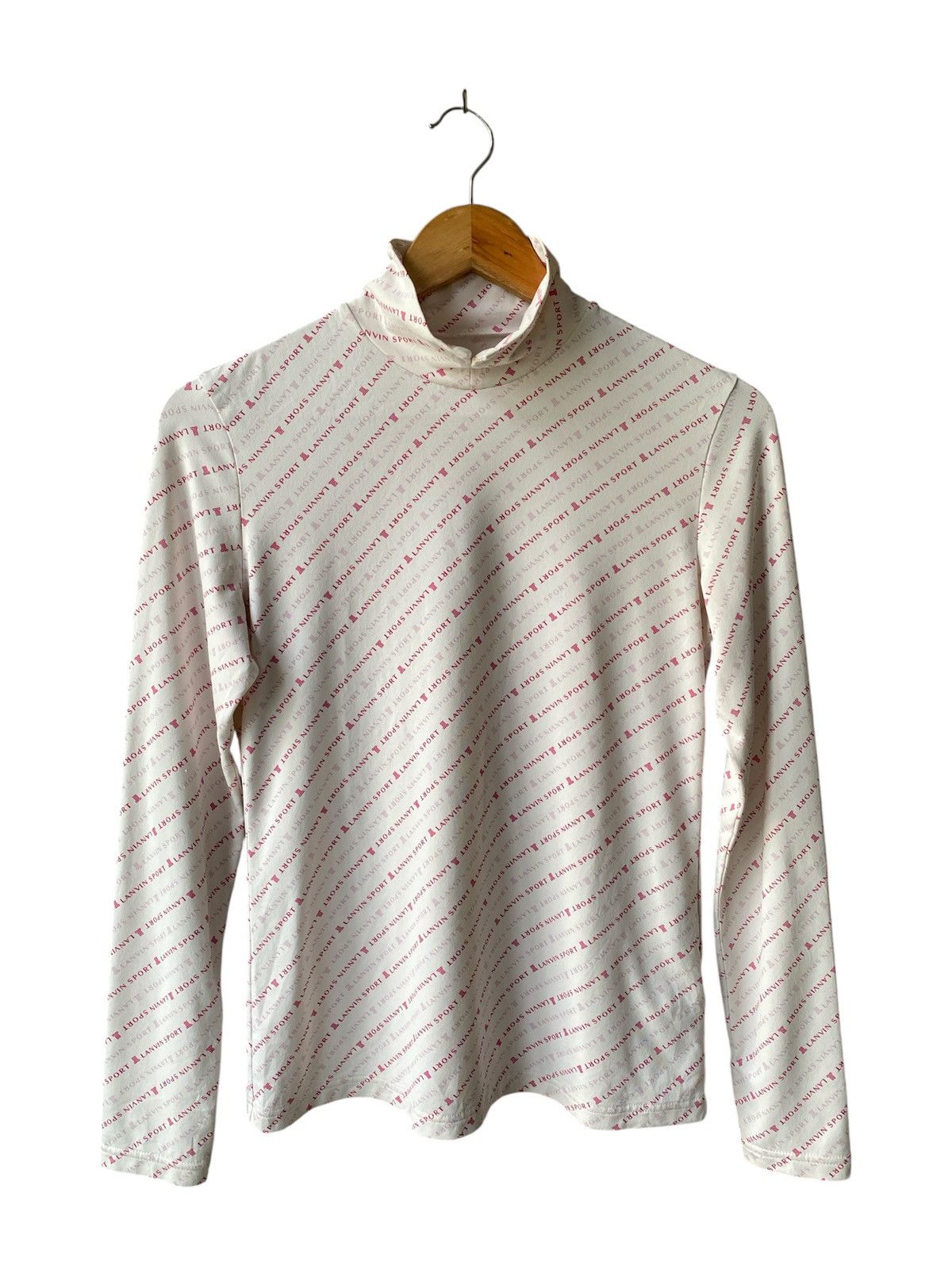 Lanvin Lanvin Monogram Turtleneck Design Shirt Size S / US 4 / IT 40 - 1 Thumbnail