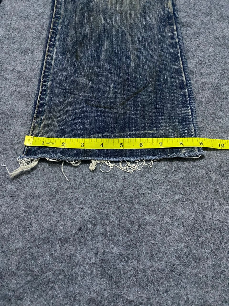 If Six Was Nine 💥Best Offer💥Vintage Midas Punk Distressed Denim Size 31" - 7 Thumbnail