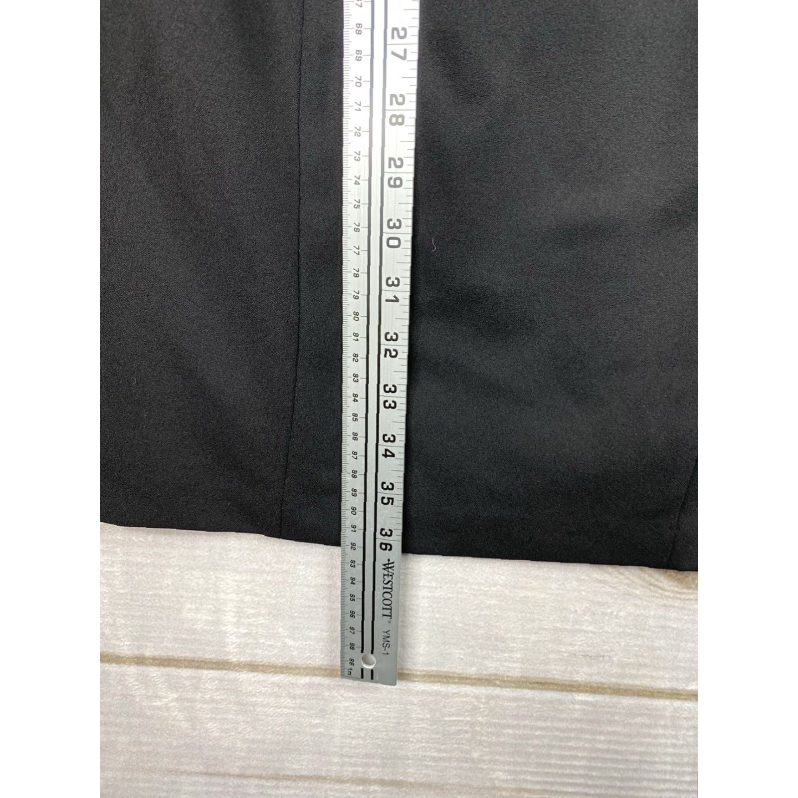 Calvin Klein Calvin Klein Dress Womens 6 Black Sleeveless Stretch Lined Back Scoop Neck Knee Length Zip Fully Lined Classic Sheath Size M / US 6-8 / IT 42-44 - 5 Thumbnail