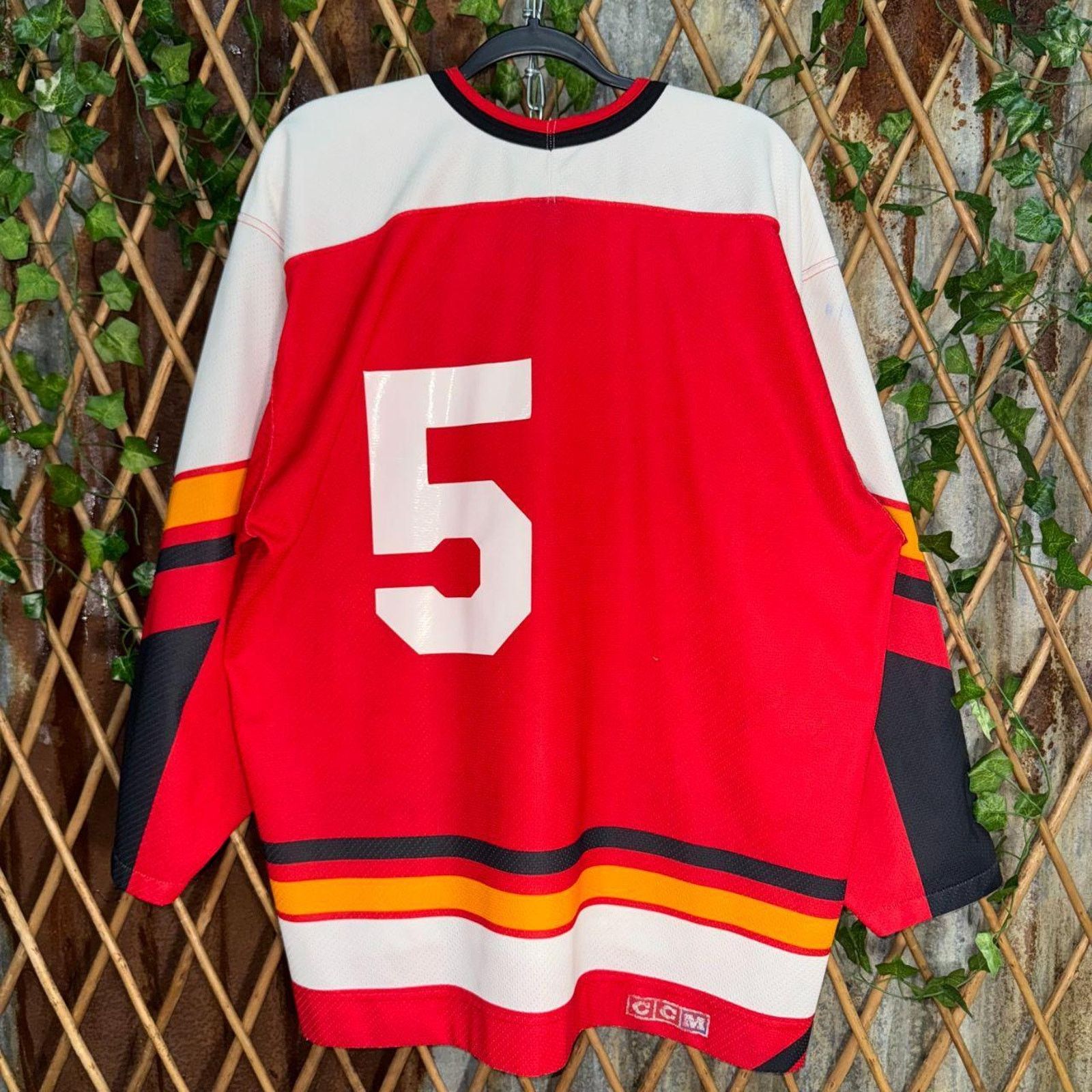 Vintage Vintage y2k napierville flame 1990s canada hockey jersey Size US XL / EU 56 / 4 - 2 Thumbnail