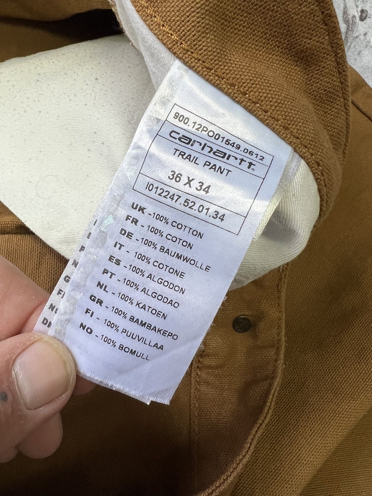 Carhartt × Vintage Rare Vintage Carhartt Heart Logo trail pants Size US 36 / EU 52 - 12 Thumbnail