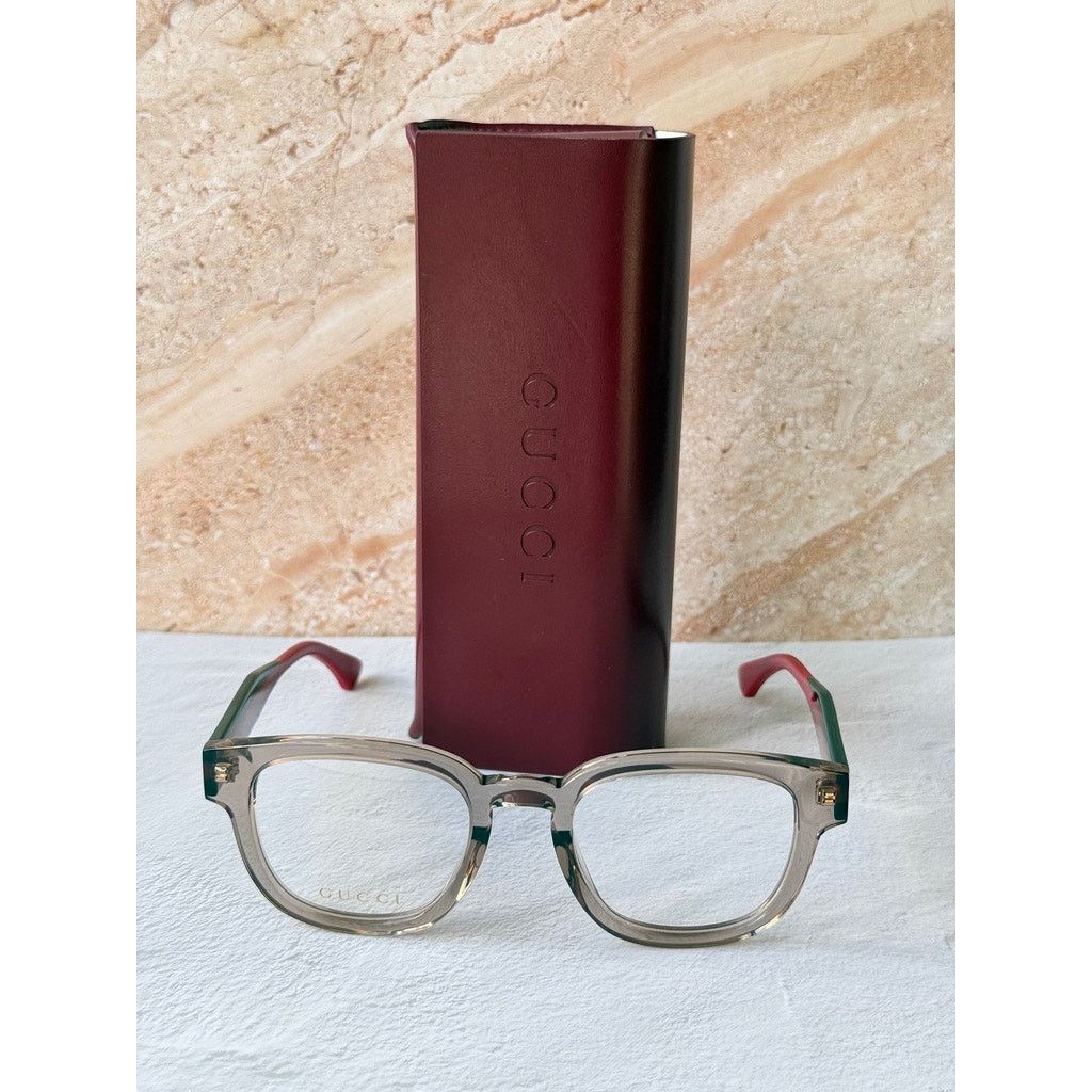 Gucci NEW Gucci GG1992O Transparent Brown Eyeglasses Frames Size ONE SIZE - 2 Thumbnail