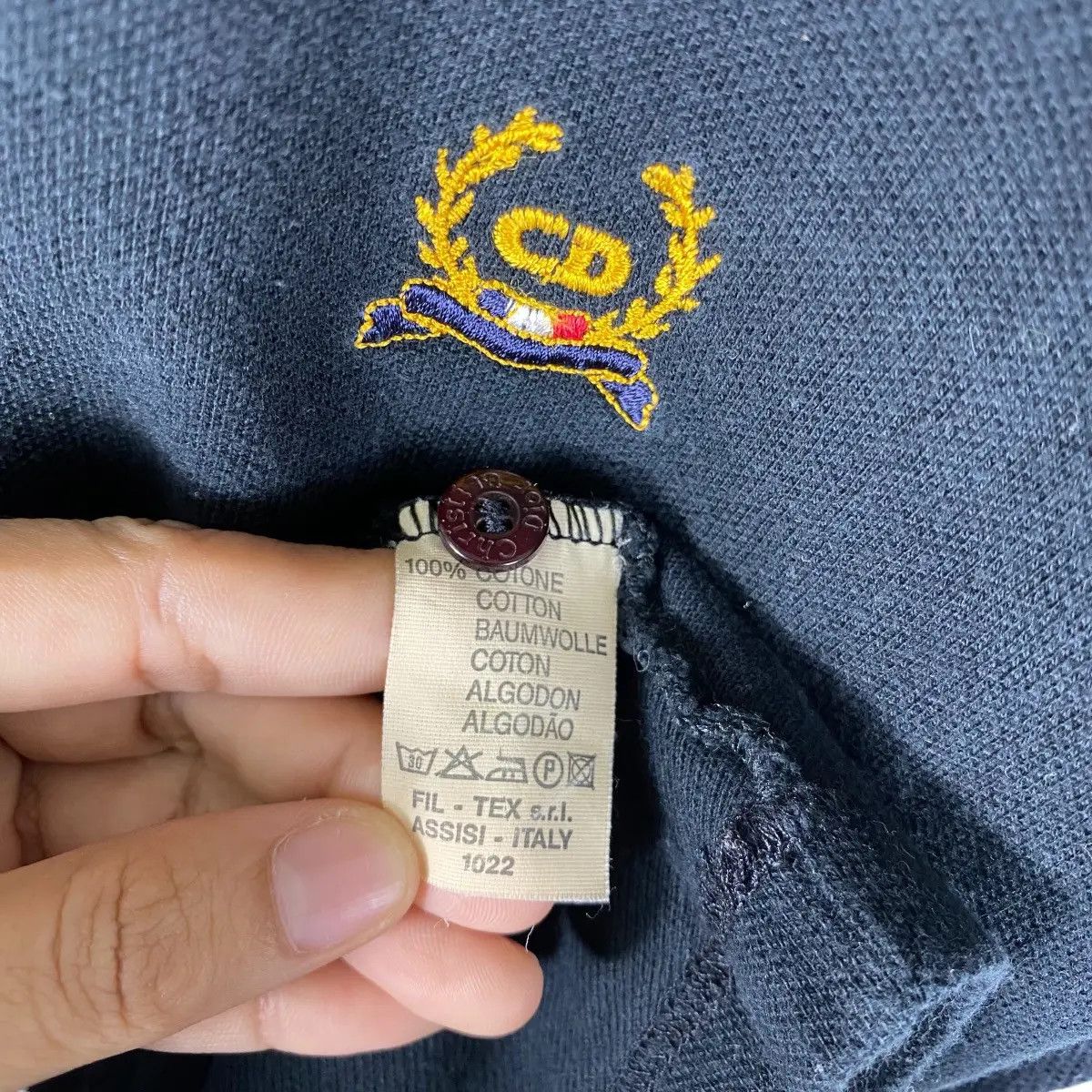 Christian Dior Monsieur Vintage CHRISTIAN DIOR MONSIEUR Basic Logo Polo Shirt Size US M / EU 48-50 / 2 - 6 Thumbnail
