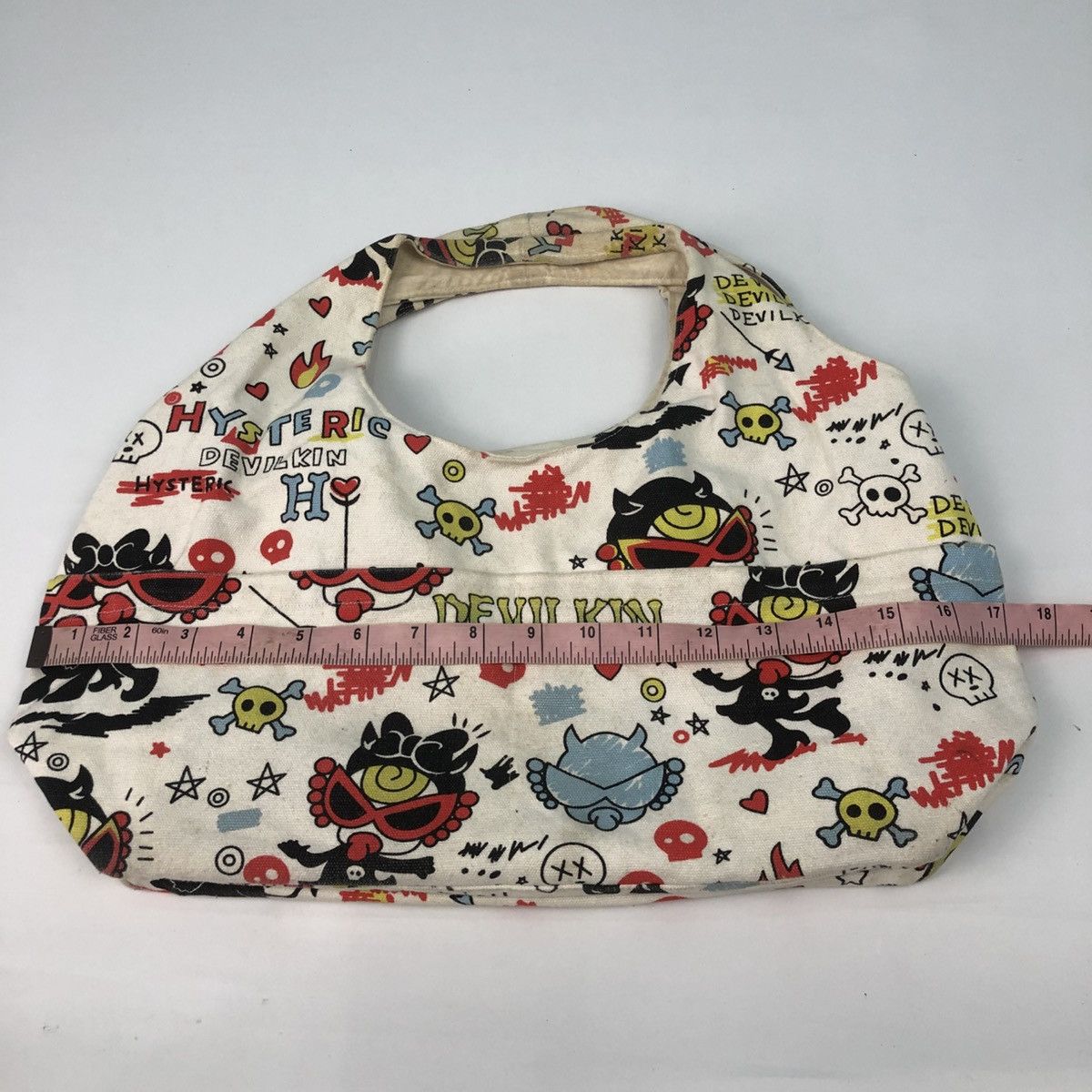 Hysteric Glamour HYSTERIC DEVILKIN FULL PRINTED CANVAS TOTE BAG Size ONE SIZE - 9 Thumbnail