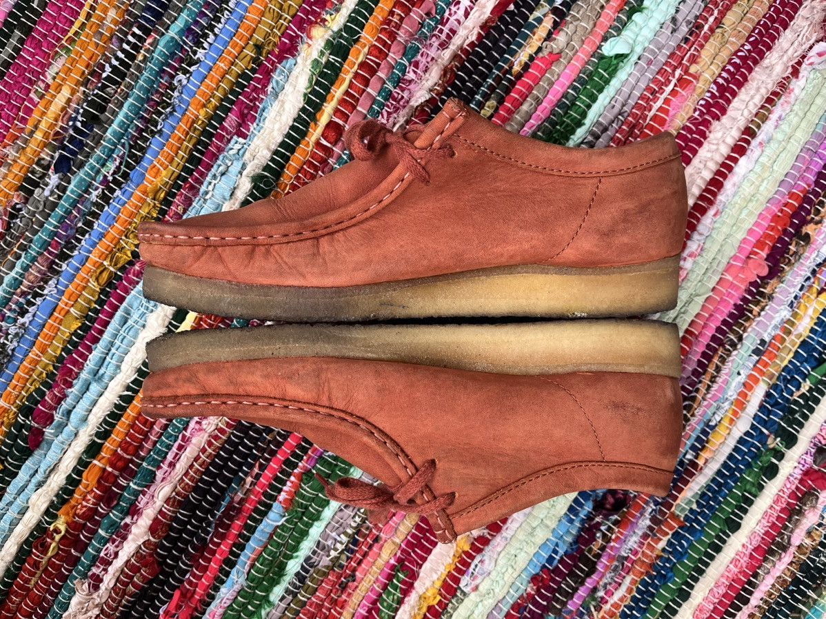 Clarks × Vintage Clark’s Wallabee Red Suede Wallabees Casual Low Sneakers Size US 10 / EU 43 - 9 Thumbnail