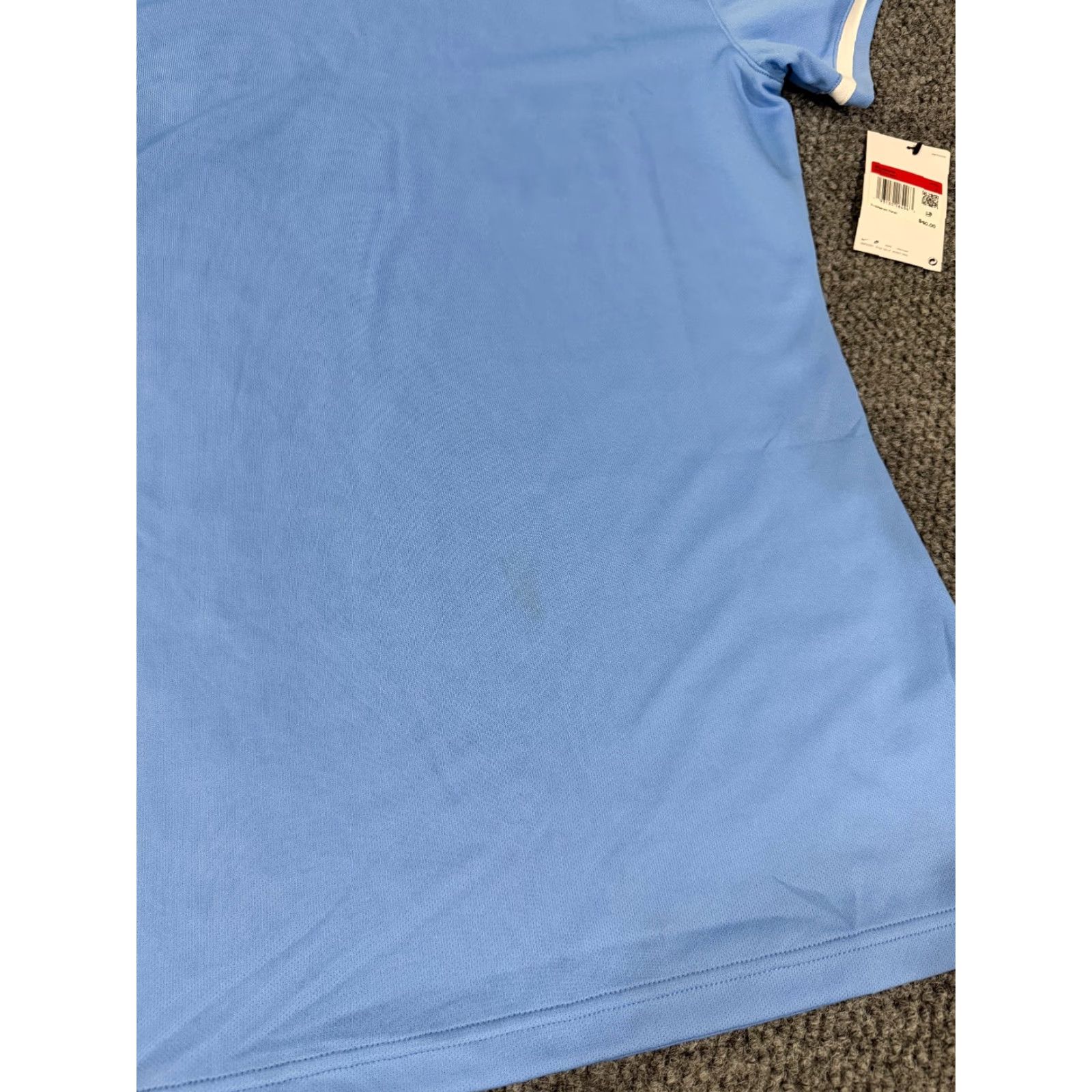 Nike Nike Dri-Fit baseball shirt Womens L blue Short Sleeve athletic logo Nike Shirt Size L / US 10 / IT 46 - 4 Thumbnail