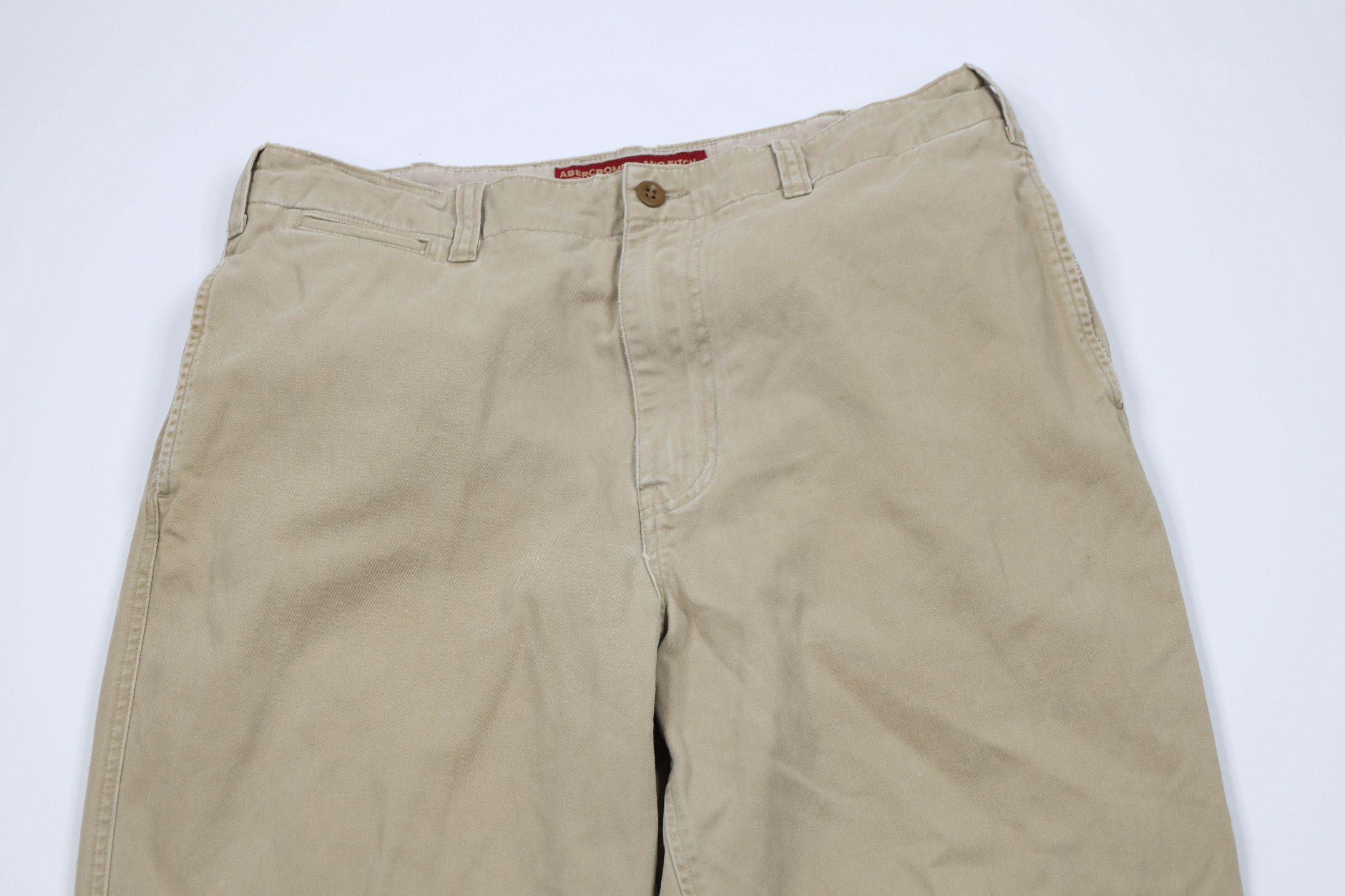 Abercrombie & Fitch Vintage 90s Y2K Abercrombie & Fitch Wide Leg Surplus Pants Size US 32 / EU 48 - 2 Thumbnail