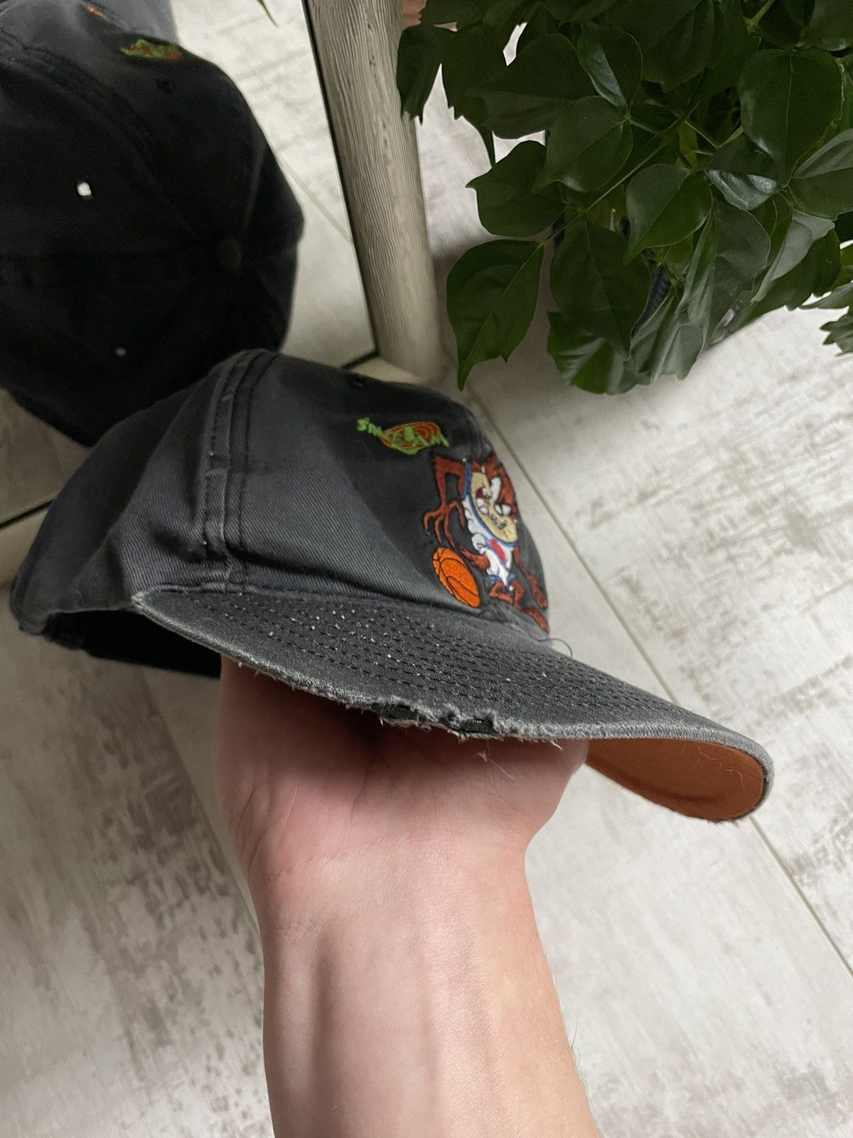 Vintage × Warner Bros Vintage Taz Devil 1996 Warner Bros Space Jam Faded Hat Cap Size ONE SIZE - 5 Thumbnail