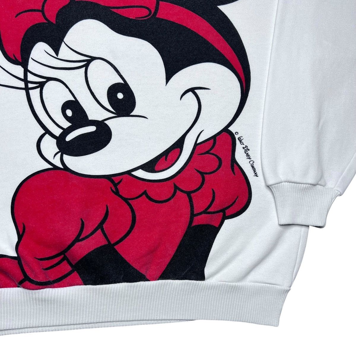 Disney 1980s Disney Minnie Mouse Double Sided Big Print Sweatshirt Size US XL / EU 56 / 4 - 15 Thumbnail
