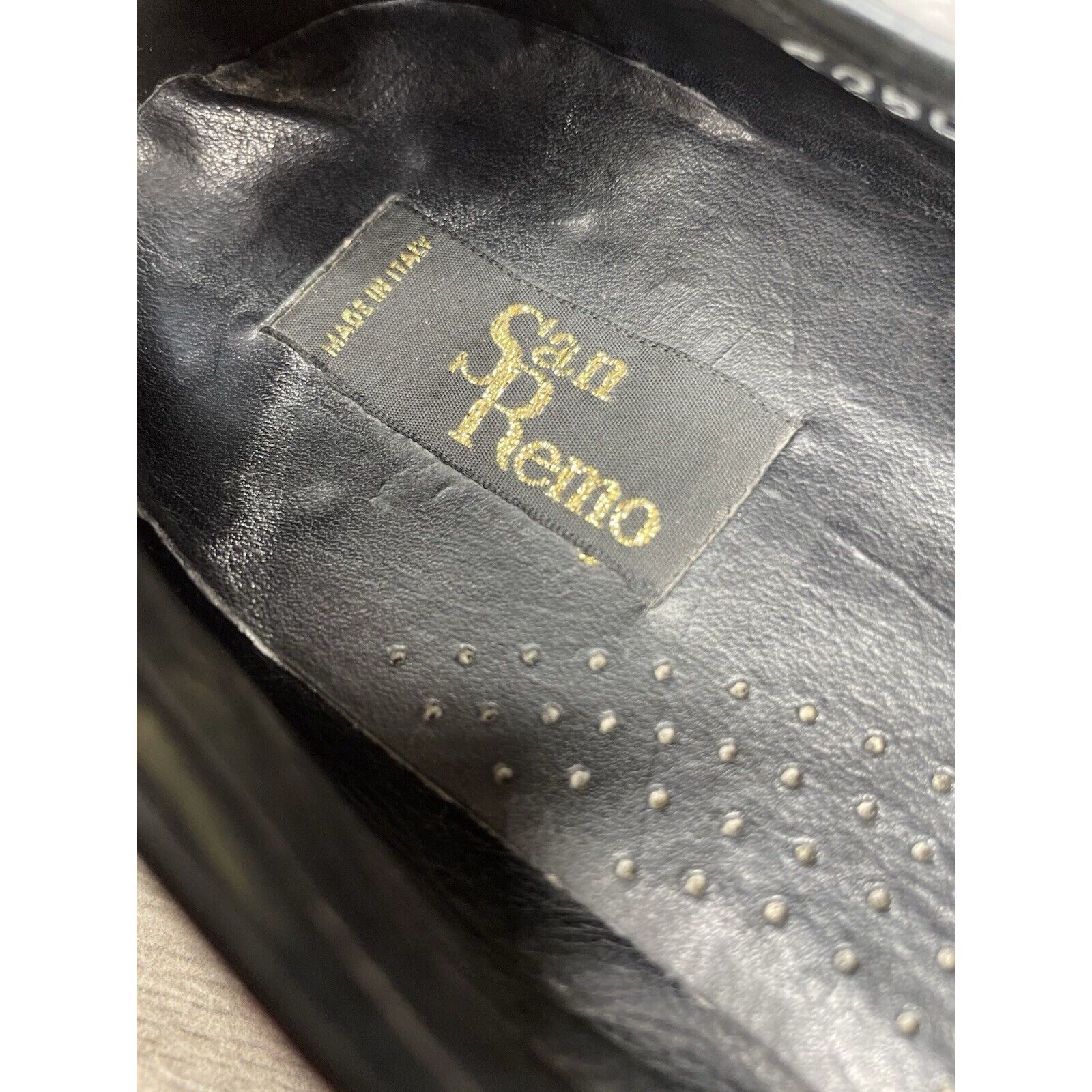 Other San Remo Black Leather Croc Kilte Tassel Dress Loafers Men S Size US 9.5 / EU 42-43 - 13 Thumbnail