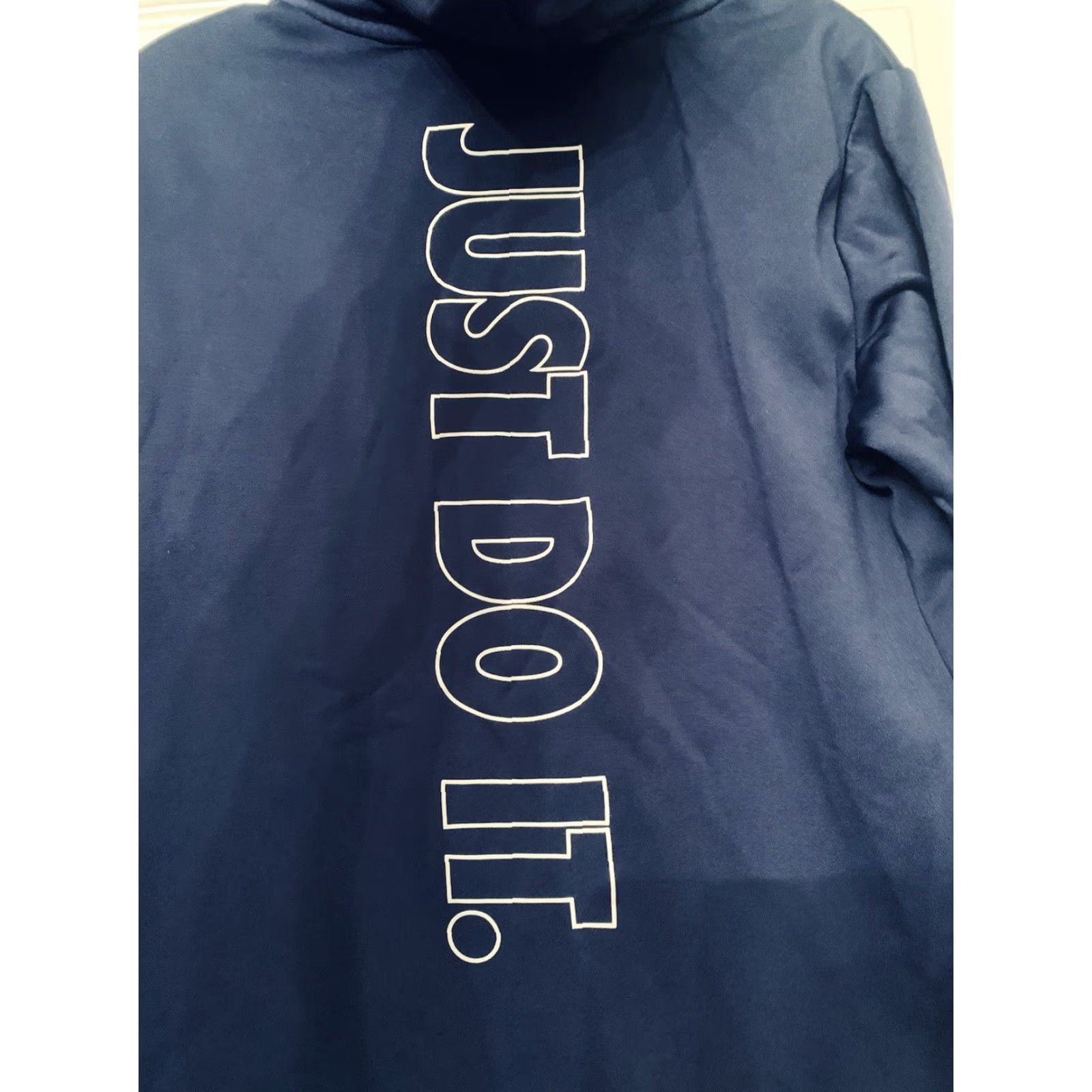 Nike Nike Hoodie Mens Training Dri-Fit Blue With Swoosh Logo Back Print Just Do It Shirt? Size US M / EU 48-50 / 2 - 5 Thumbnail