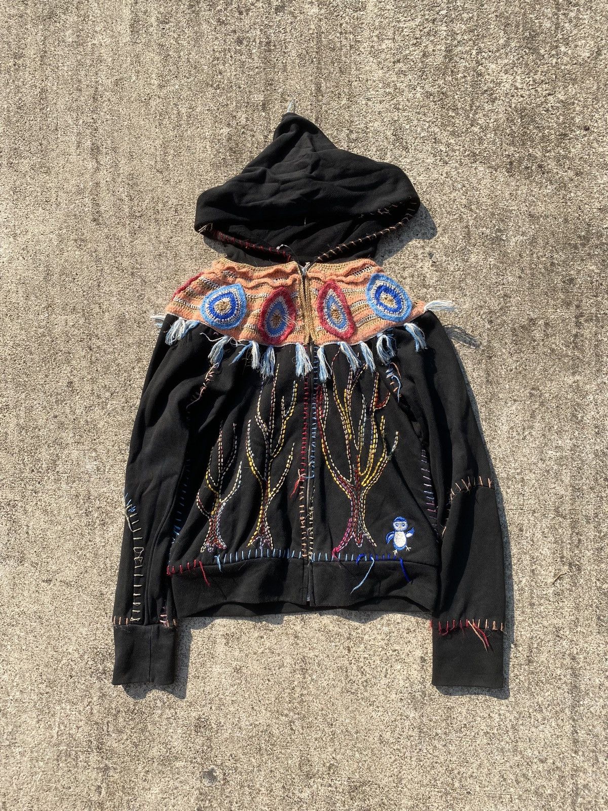 Issey Miyake 2000s Tsumori Chisato Aztec Hoodie | Grailed