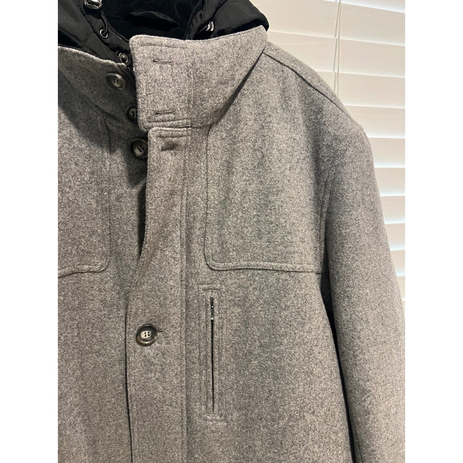 Michael Kors Michael Kors Men's Burleigh Bib Insert Wool Blend Coat Jacke Size US XL / EU 56 / 4 - 4 Thumbnail