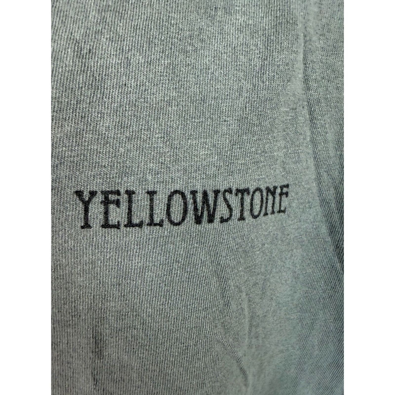 Vintage VINTAGE Yellowstone National Park Henley T-Shirt Men L Gray Moose Nature USA 90s Klondike Size US L / EU 52-54 / 3 - 4 Thumbnail