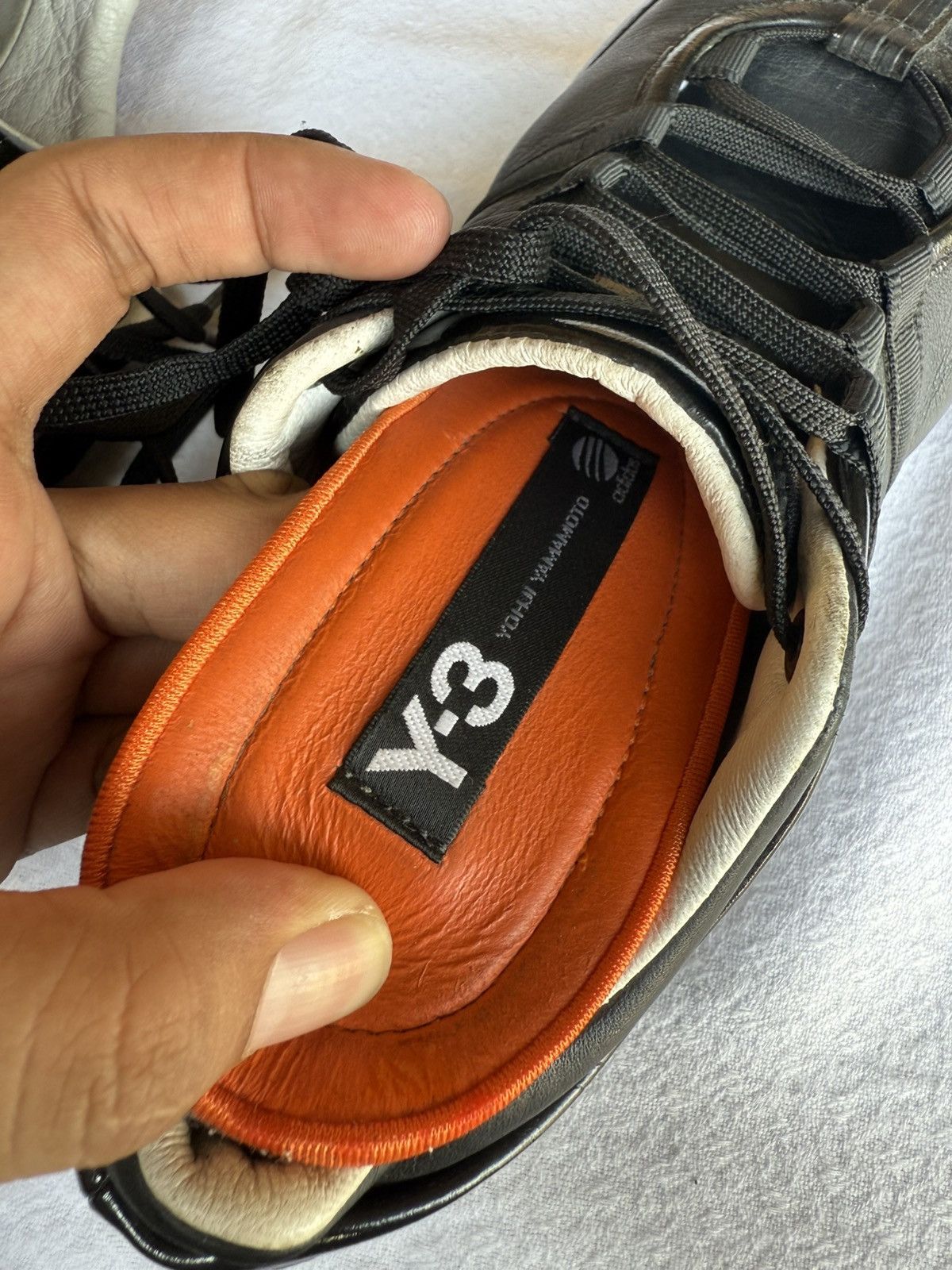 Yohji Yamamoto Yohji Yamamoto x Adidas Y3 Leather Sneakers Shoes 42 Size US 8 / EU 41 - 8 Thumbnail