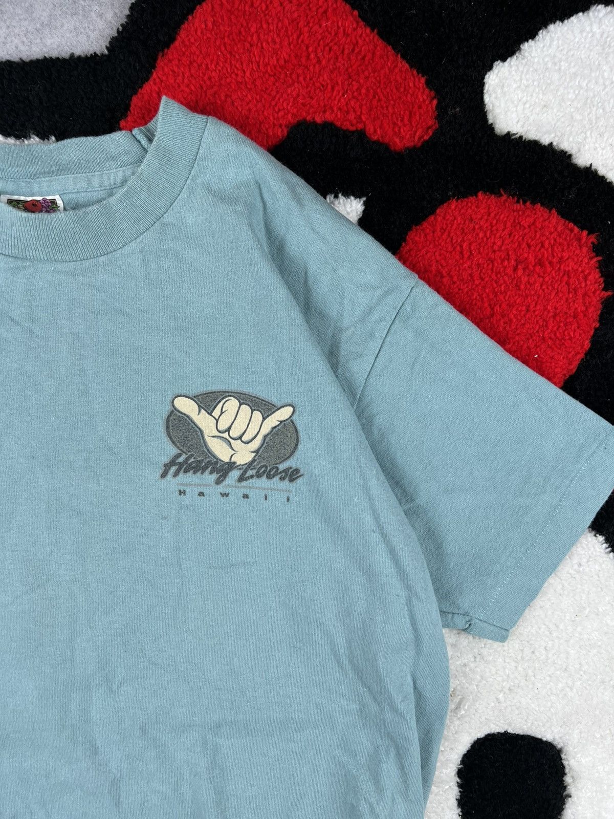 Vintage 90s Vintage Hang Loose Hawaii Surf Style Y2K Tee Shirt Size US M / EU 48-50 / 2 - 6 Thumbnail