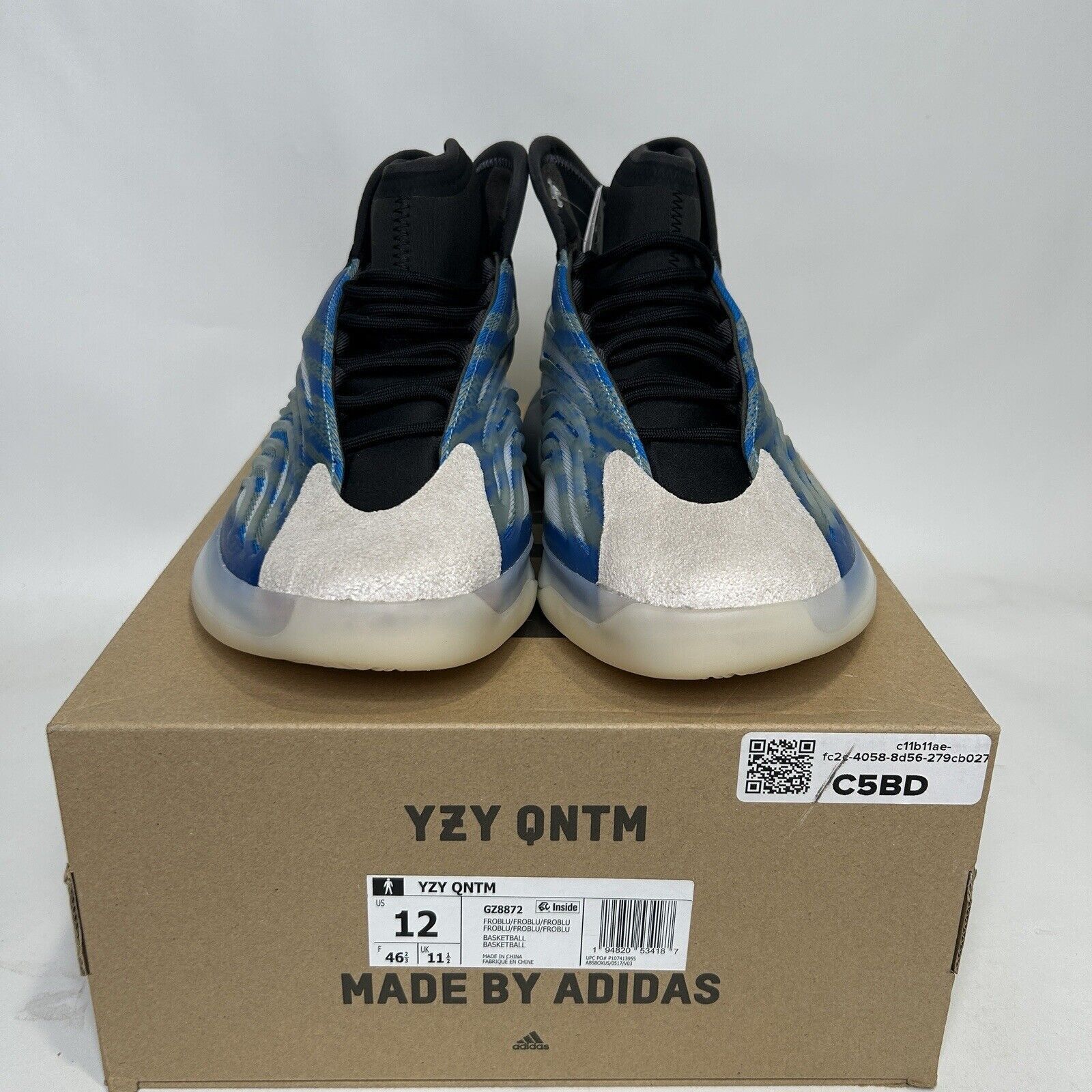 Adidas adidas Yeezy QNTM “Frozen Blue” 2024 Size US 12 / EU 45 - 2 Thumbnail