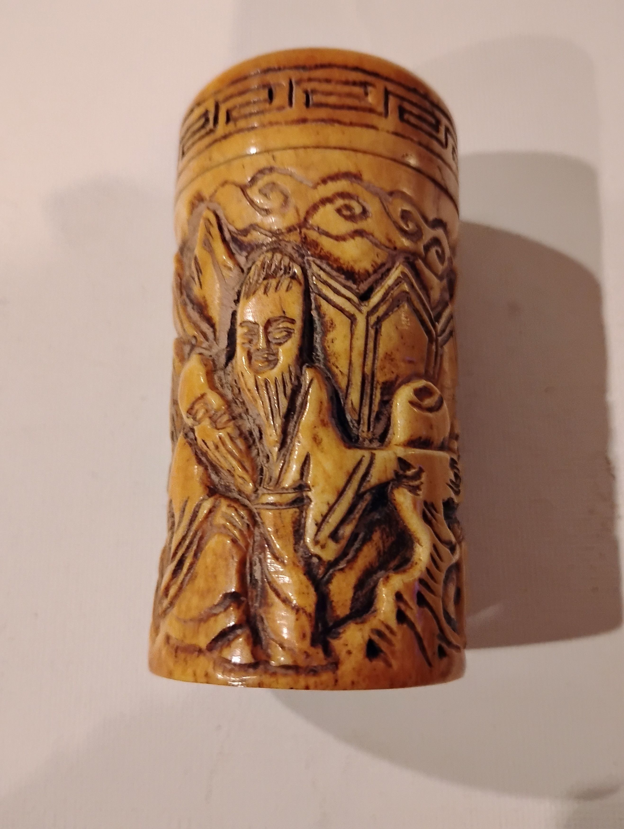 Vintage Old Asian Snuff Bottle Size ONE SIZE - 5 Thumbnail