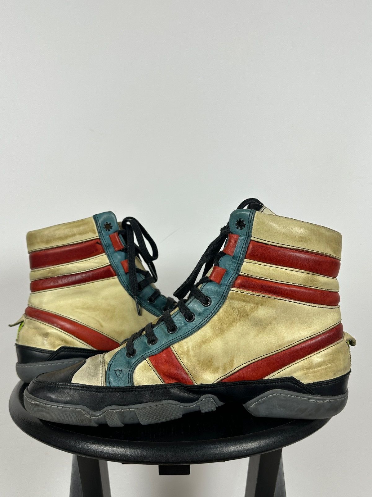 Marithe + Francois Girbaud 00s Vintage Marithé + François Girbaud High Top Sneakers Size US 8 / EU 41 - 8 Thumbnail