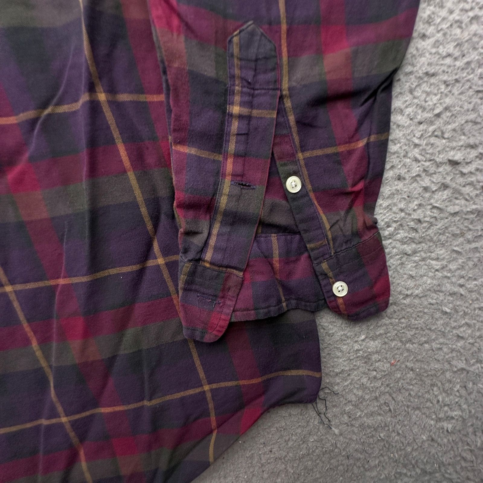 Ralph Lauren Ralph Lauren Maroon Button Down Long Sleeve Shirt Large Size US L / EU 52-54 / 3 - 7 Thumbnail