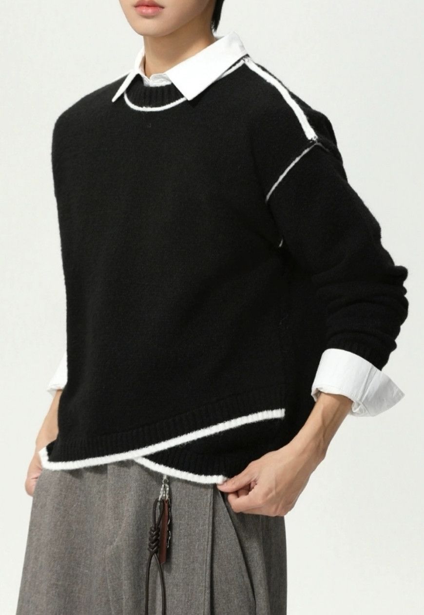 Other Men’s Cross-deconstructed sweater Size US M / EU 48-50 / 2 - 3 Thumbnail