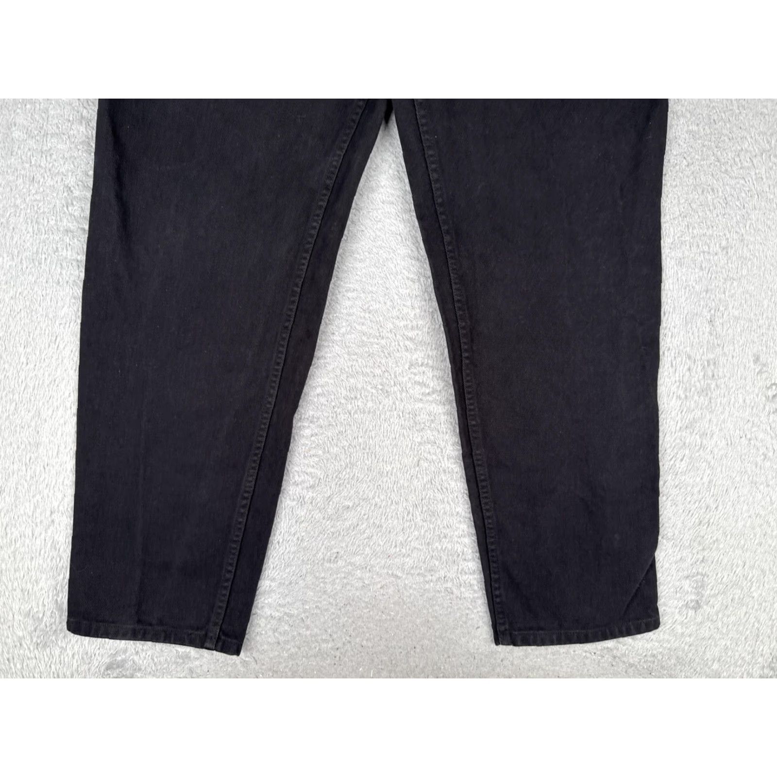 Vintage St. John's Bay Jeans Womens 18 Black Dark Wash High Rise Straight Relaxed 36x31 Size 40" / US 18 - 2 Thumbnail