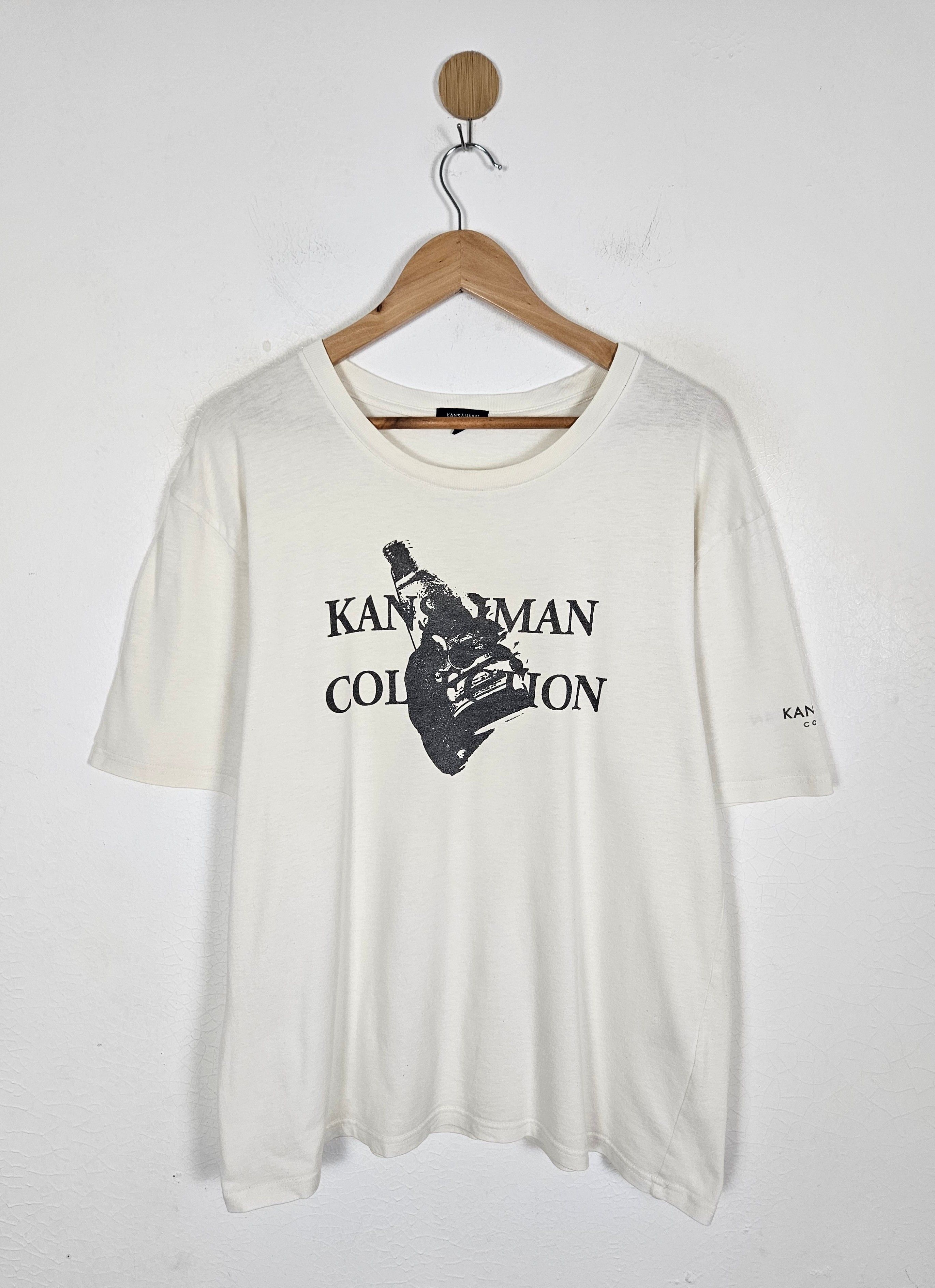 Japanese Brand × Kansai Yamamoto Japanese Designer Kansai Man By Kansai Yamamoto tee Size US XL / EU 56 / 4 - 1 Thumbnail