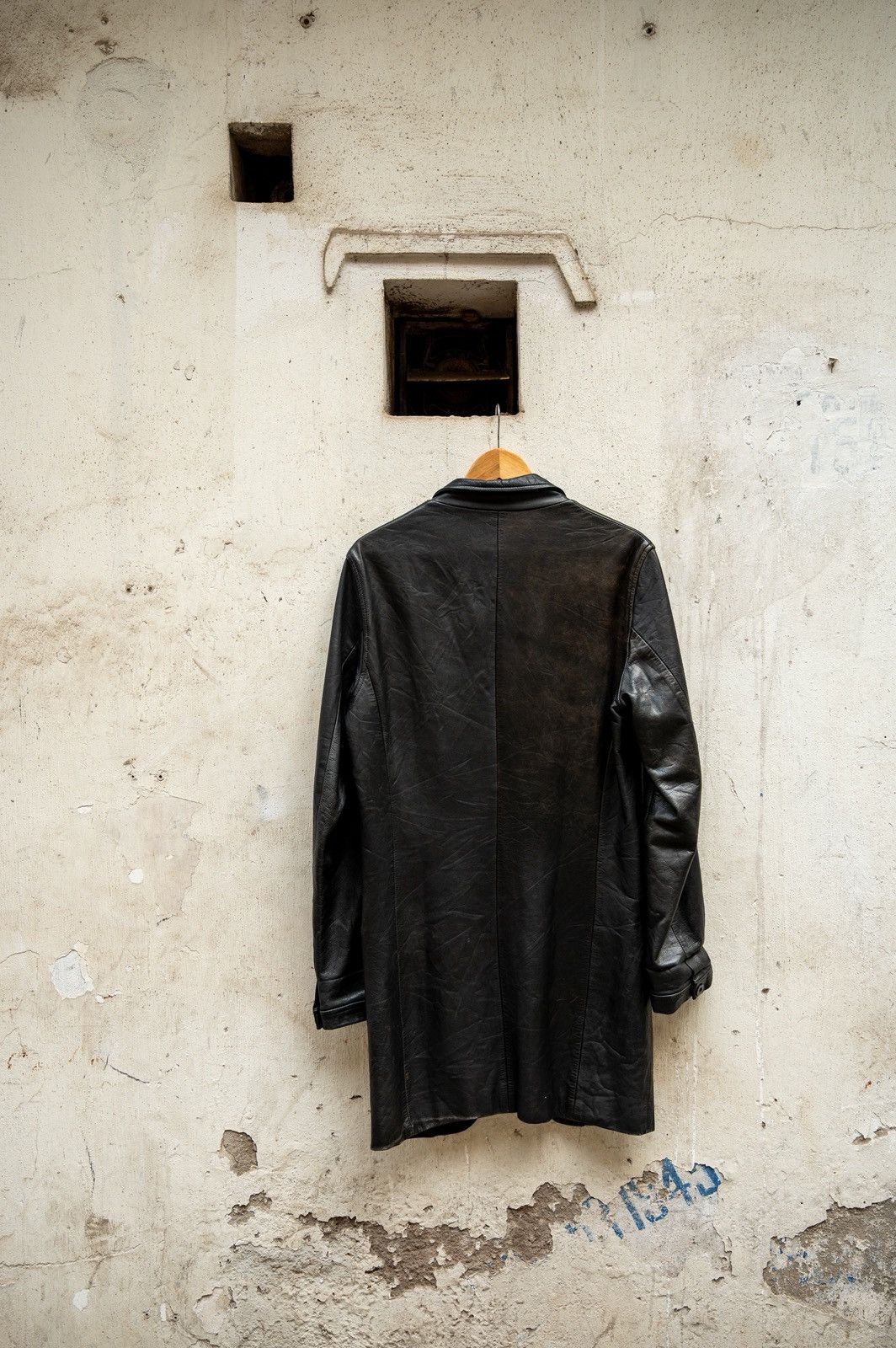Yohji Yamamoto Yohji Yamamoto Pour Homme AW1997 leather overcoat Size US M / EU 48-50 / 2 - 3 Thumbnail