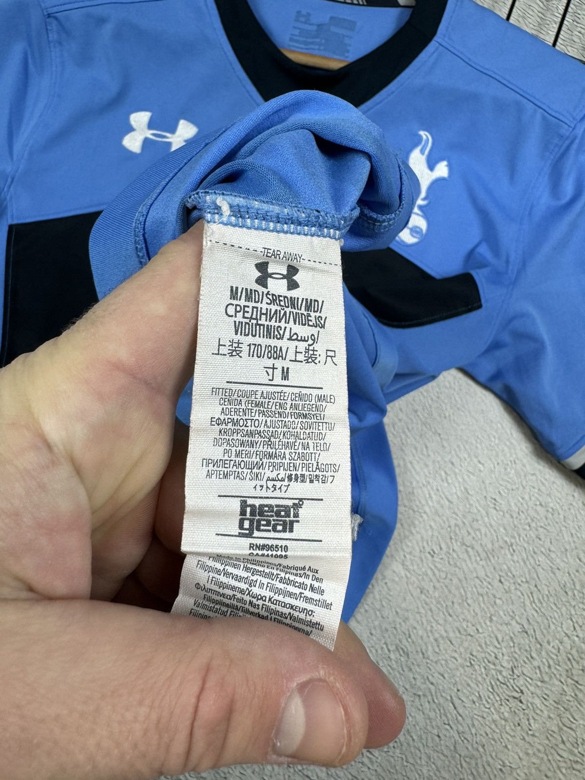 Under Armour × Vintage Vintage Tottenham 2015/16 Under Armour Jersey Blokcore M sz Size US M / EU 48-50 / 2 - 9 Thumbnail