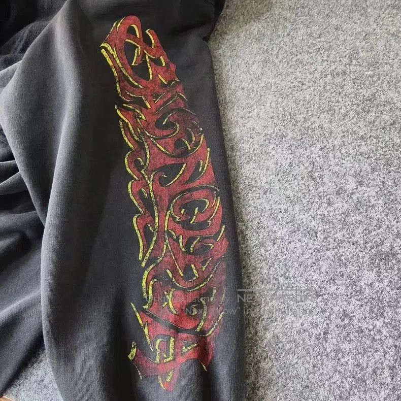 Balenciaga Balenciaga Black Flame Print Hoodie. Size US S / EU 44-46 / 1 - 5 Thumbnail
