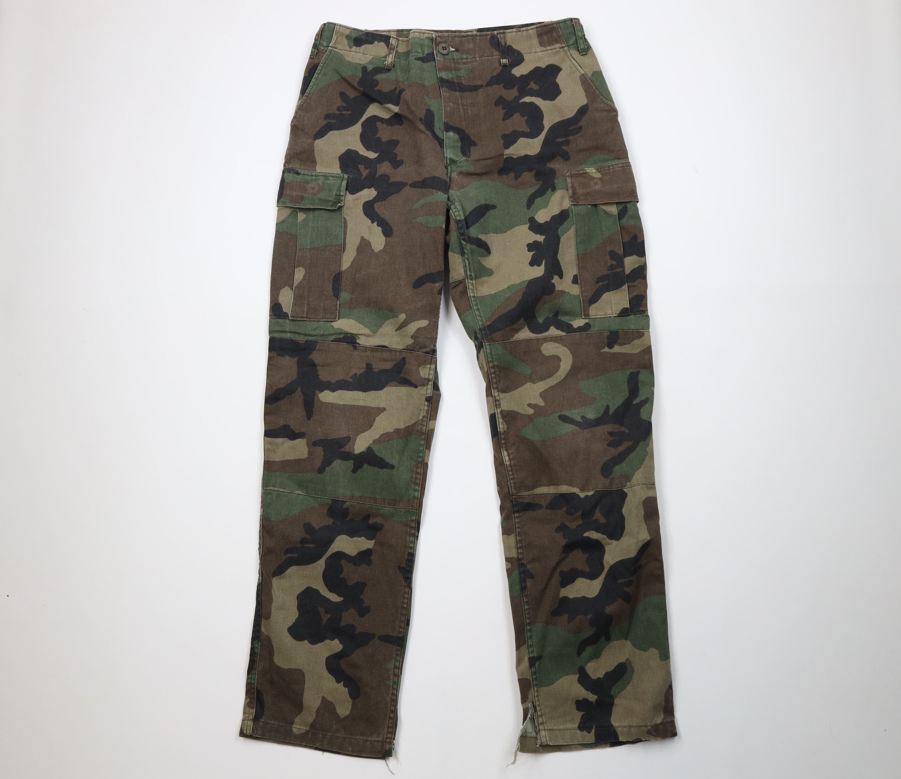 Vintage Y2K 2001 USGI Camouflage Combat Cargo Pants USA