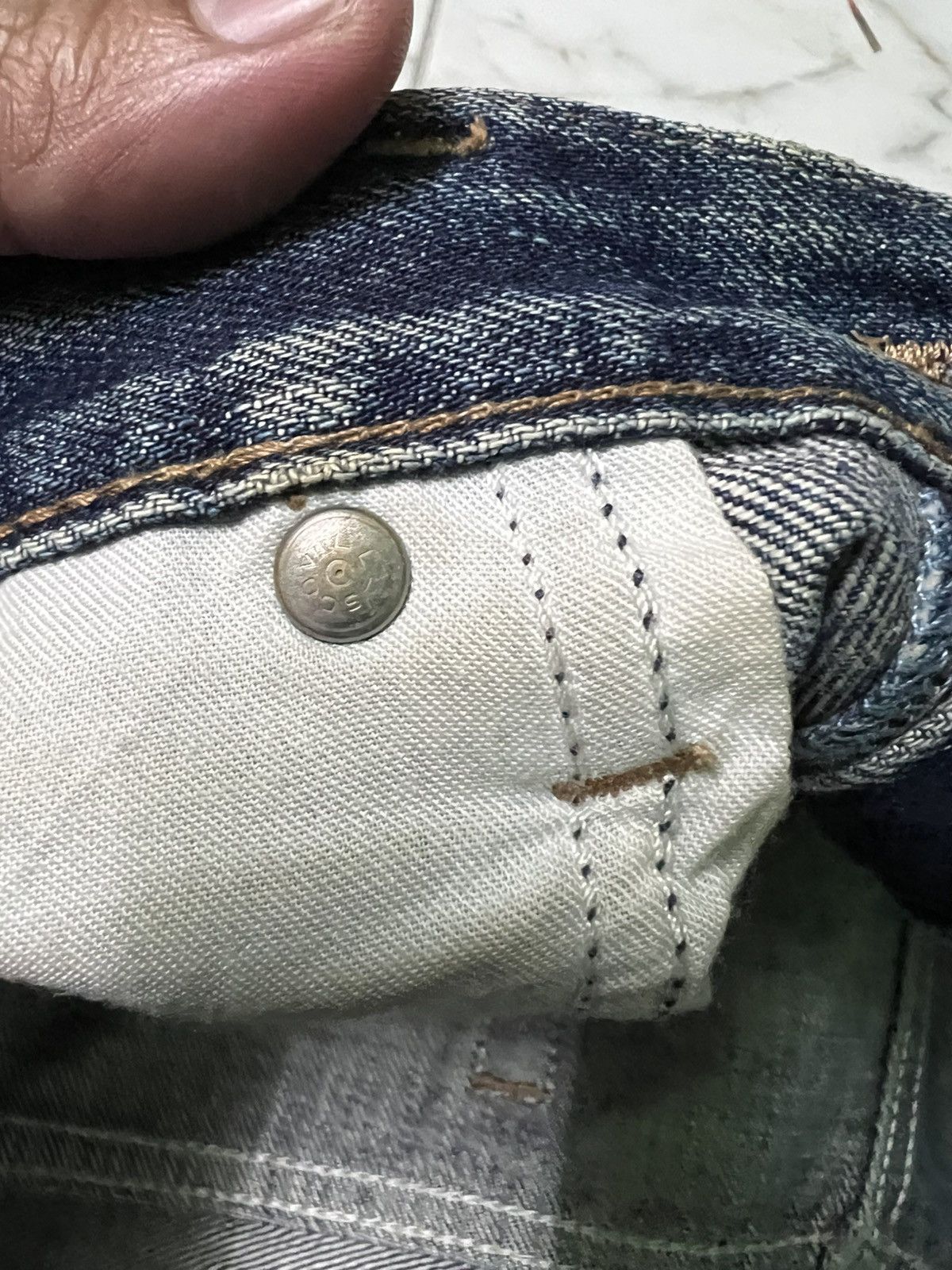 If Six Was Nine × Vintage × Wrangler 💥Baggy💥Vintage 90’s Wrangler Distress Washed Jean Size US 34 / EU 50 - 16 Thumbnail