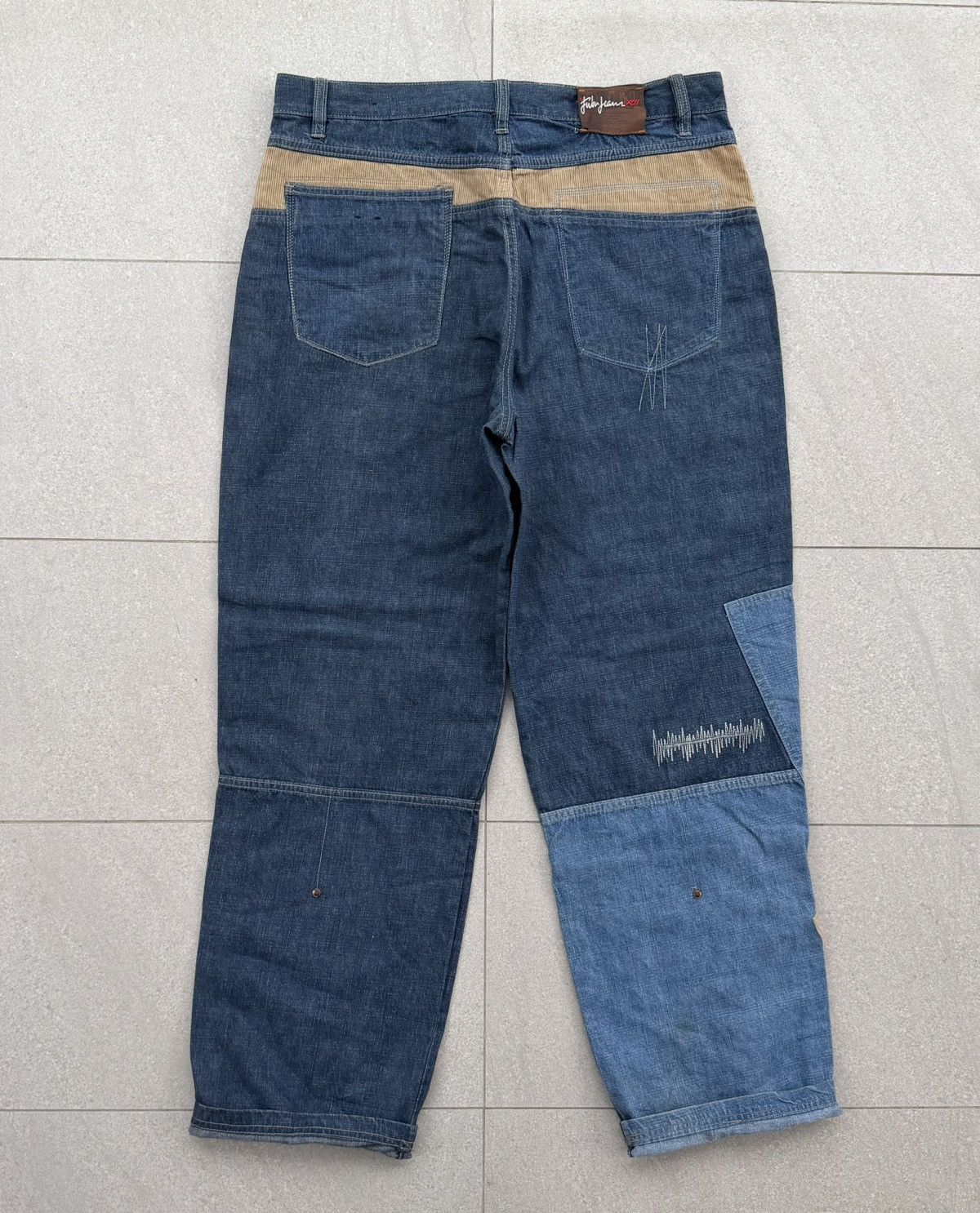 Fubu FUBU The Collection Baggy Jeans Patchwork Vintage Hip Hop Size US 36 / EU 52 - 10 Thumbnail